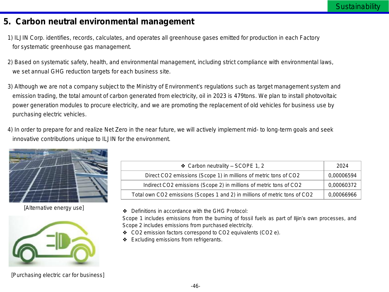 Emissions data extracted from page 47