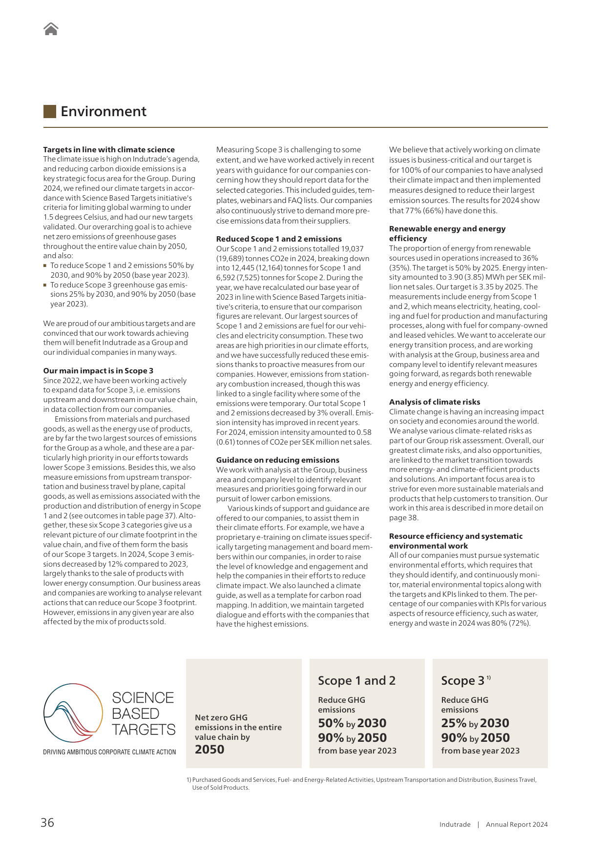 Emissions data extracted from page 36