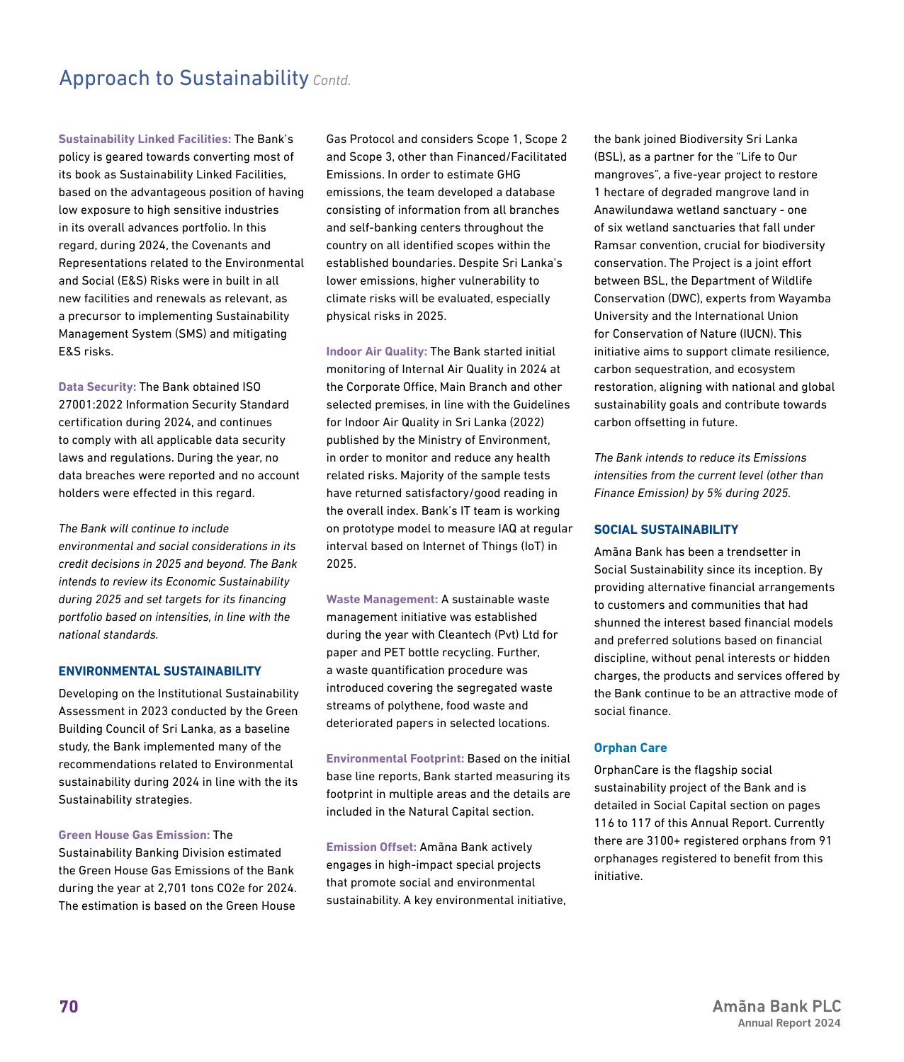 Emissions data extracted from page 72
