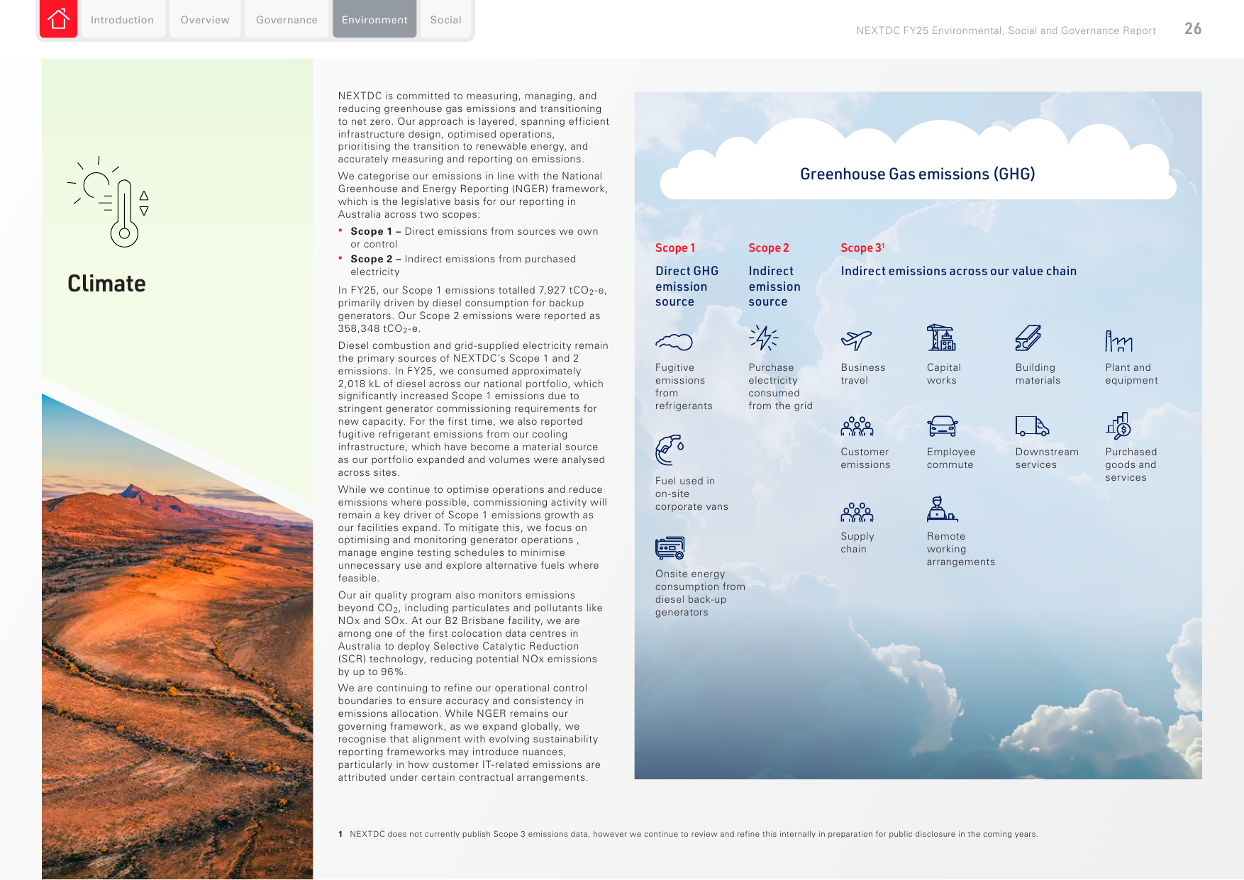 Emissions data extracted from page 26