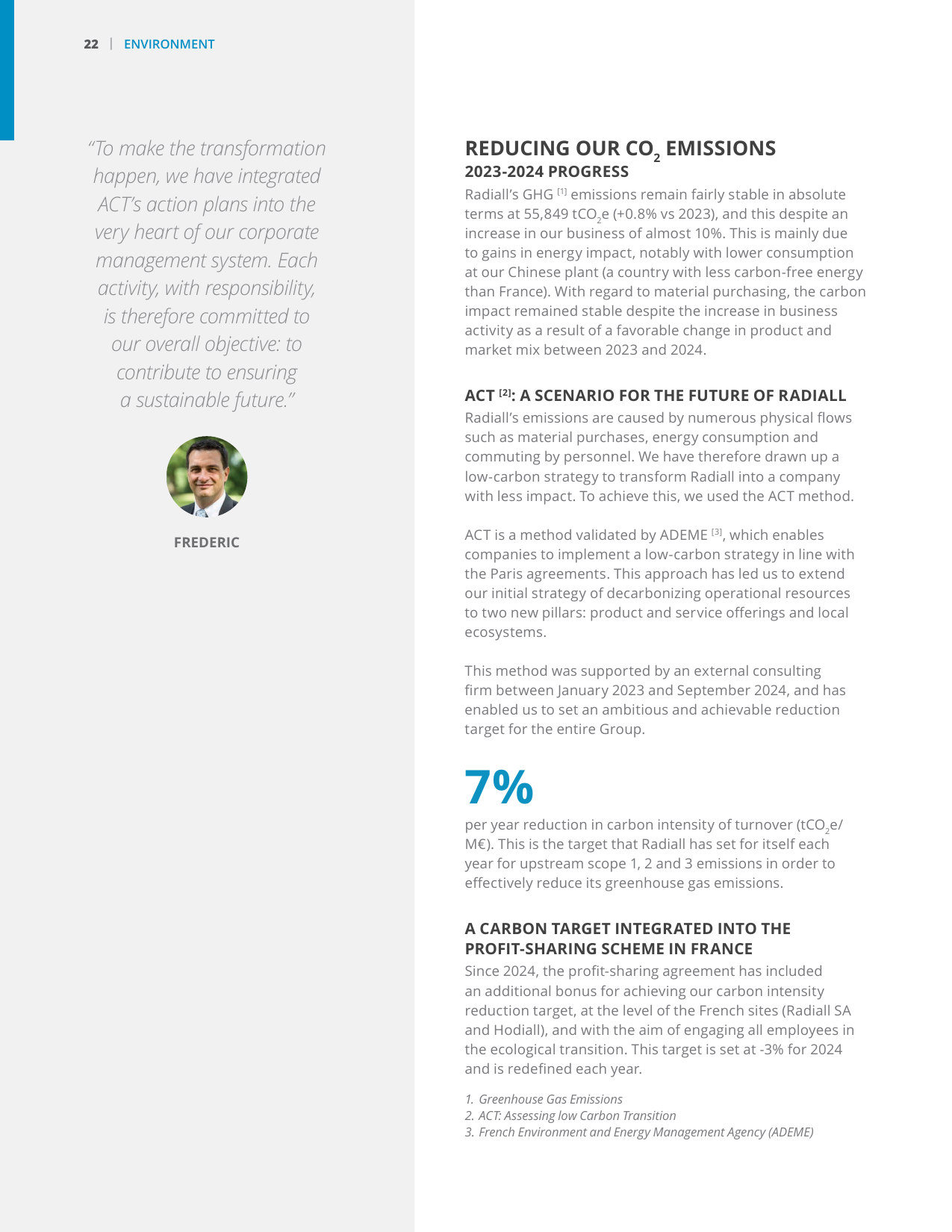 Emissions data extracted from page 22