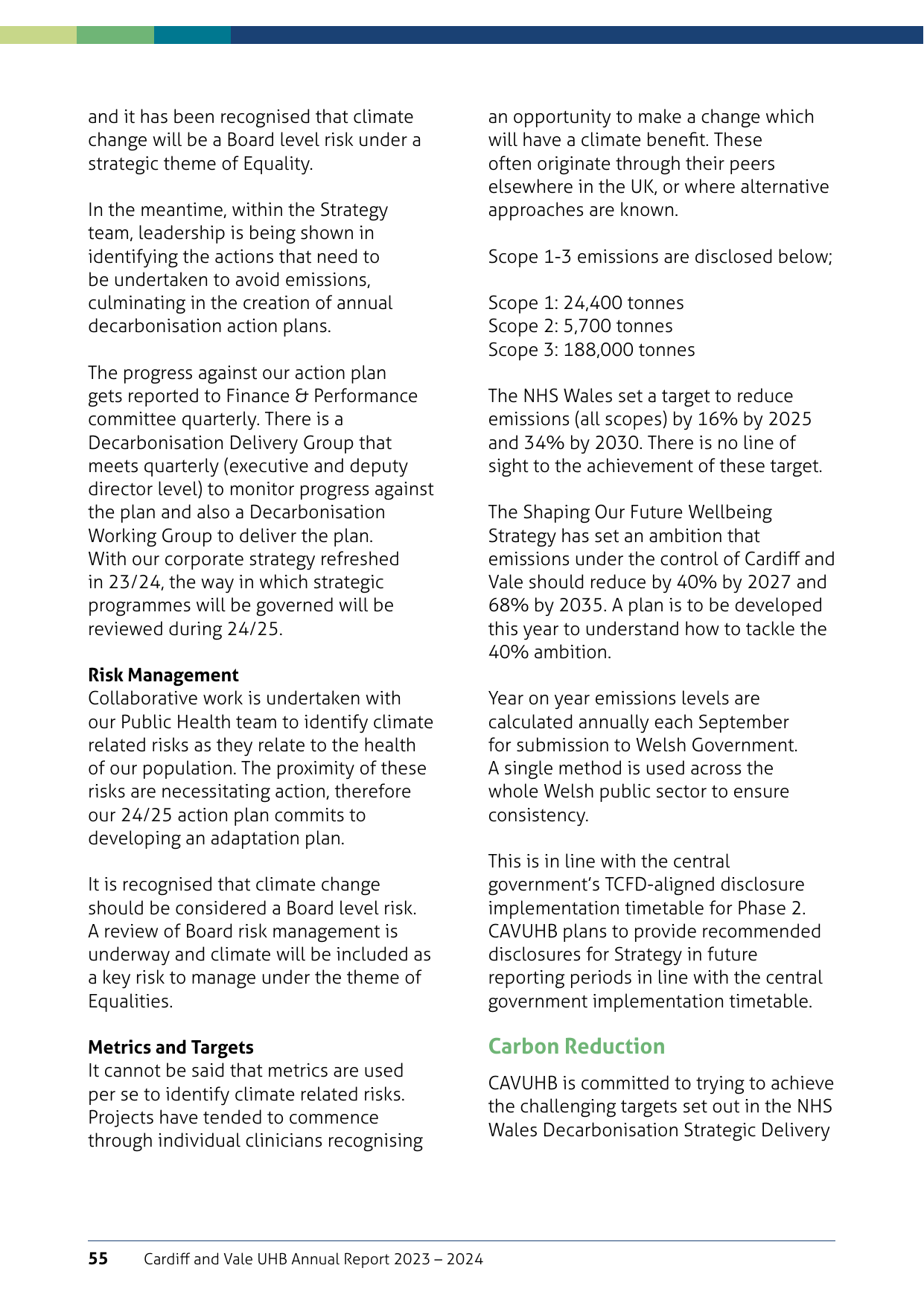 Emissions data extracted from page 55