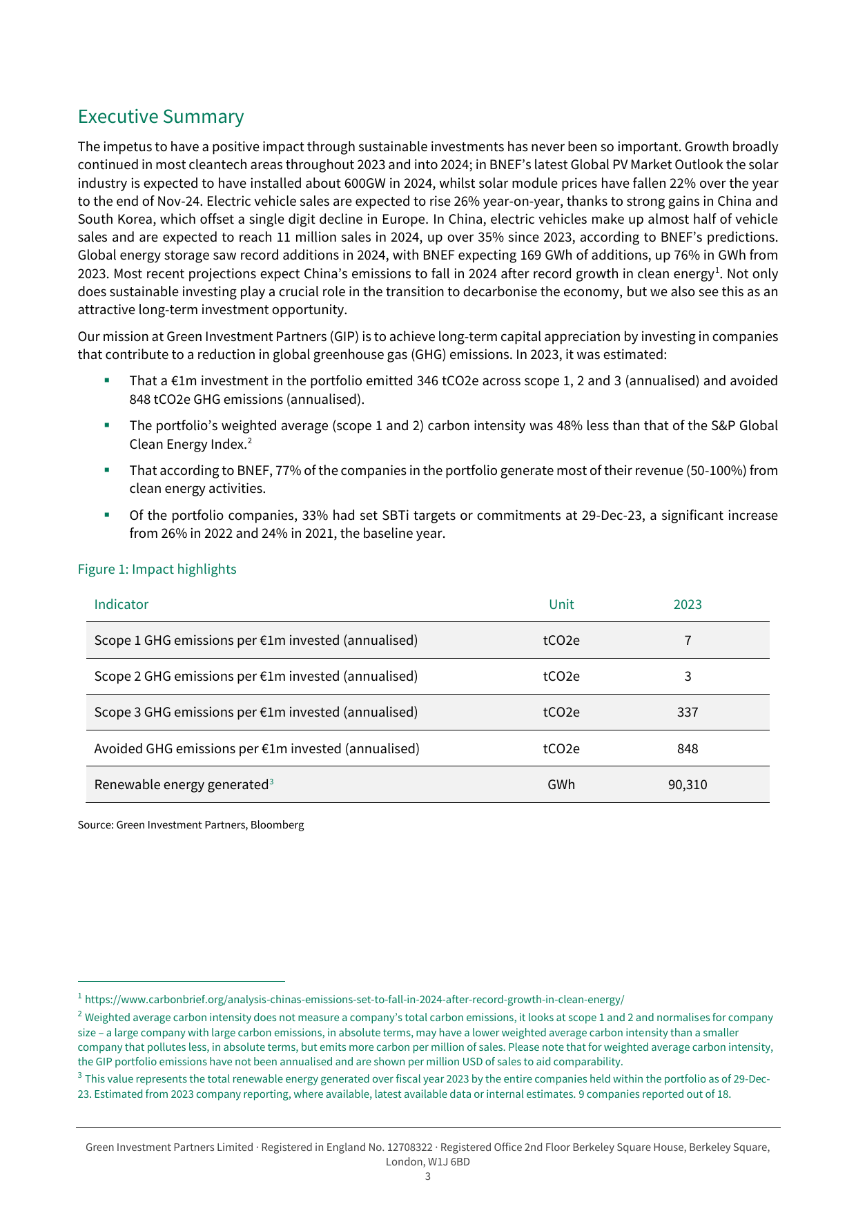 Emissions data extracted from page 3
