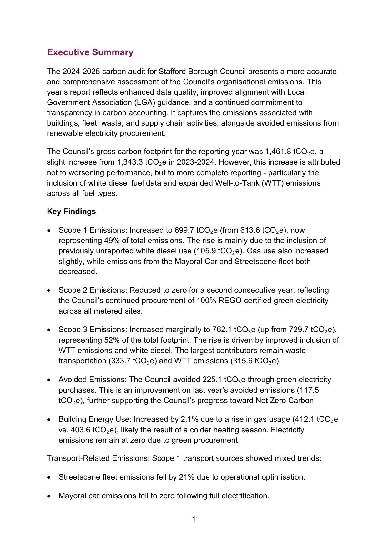 Emissions data extracted from page 4