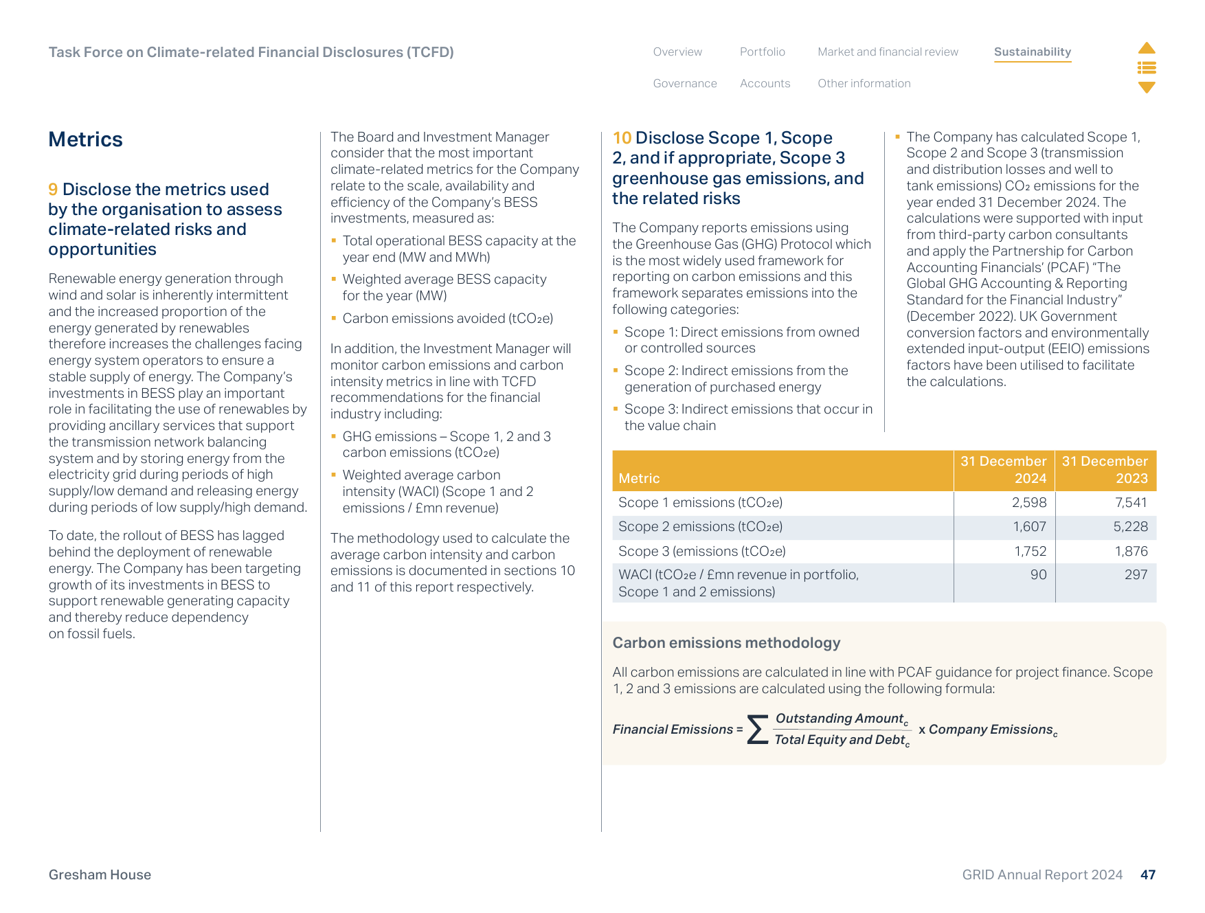 Emissions data extracted from page 47