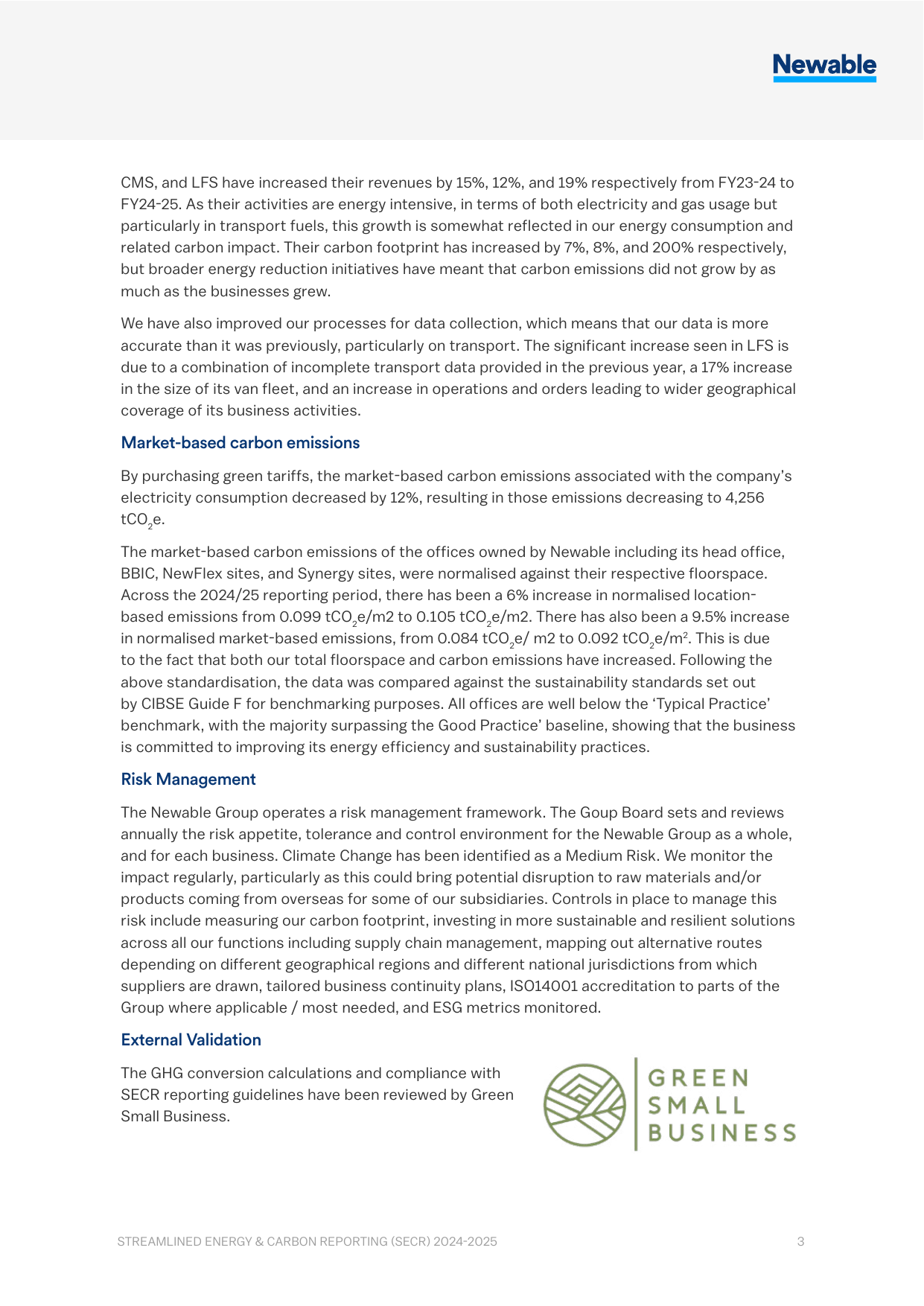 Emissions data extracted from page 3