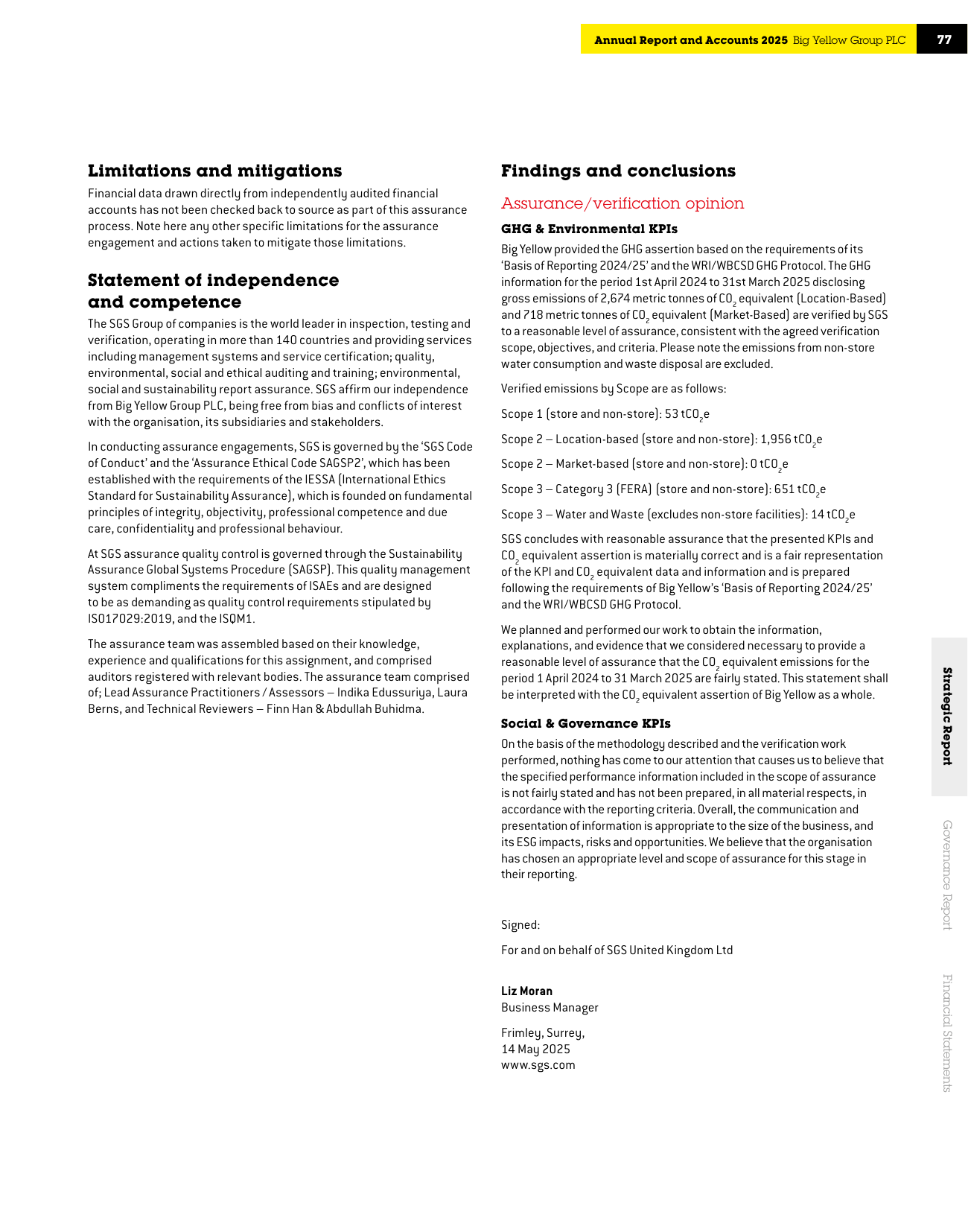 Emissions data extracted from page 79