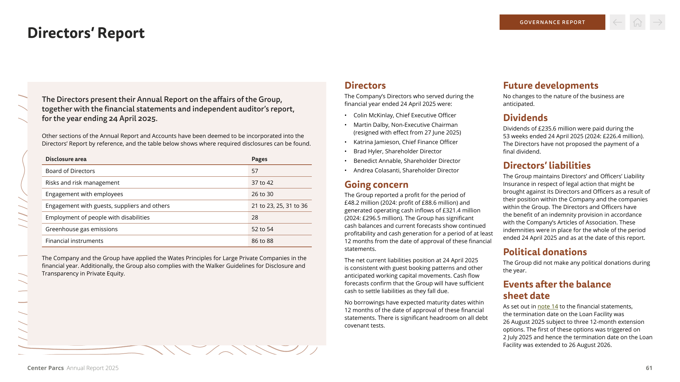 Emissions data extracted from page 62