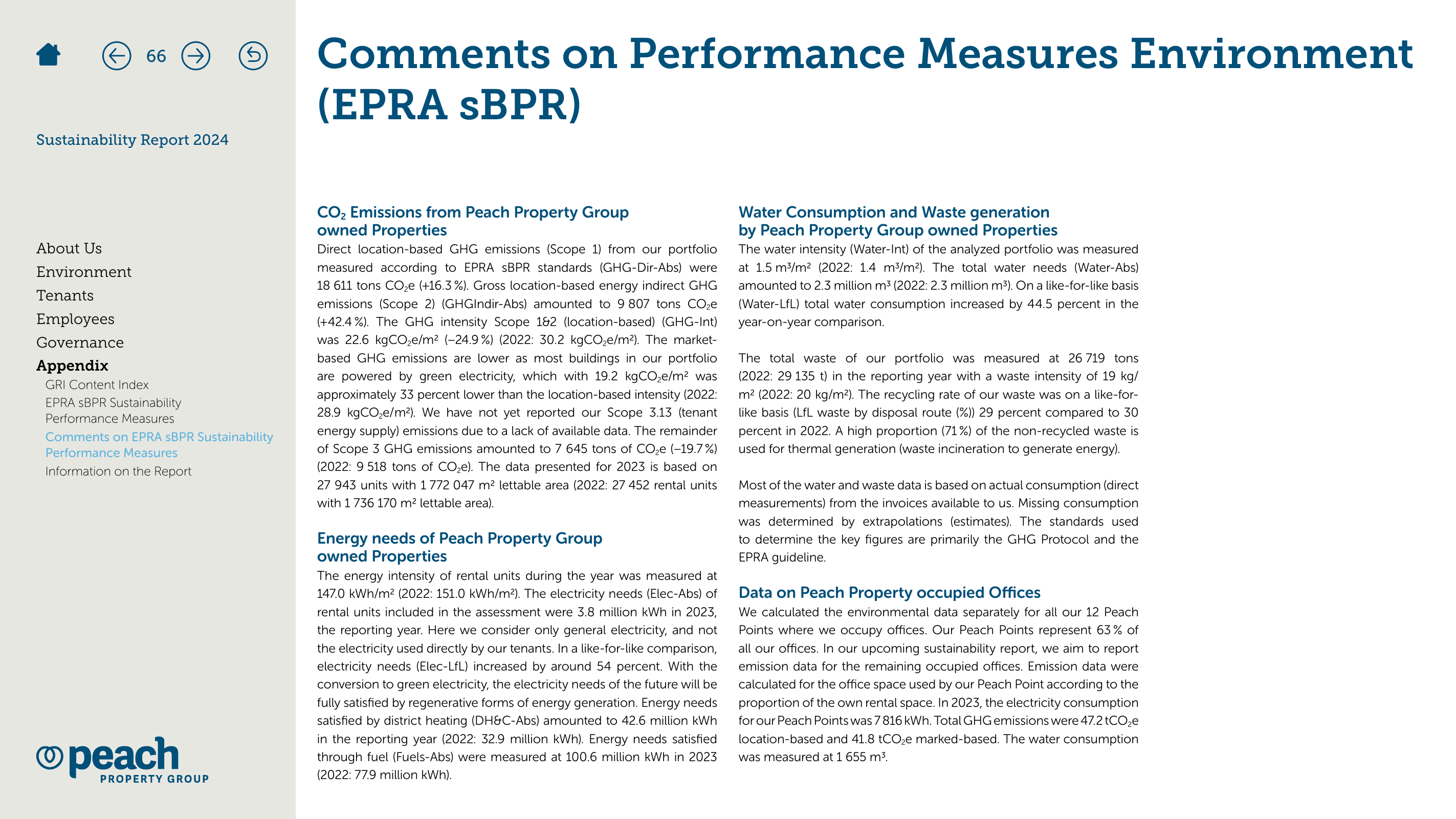 Emissions data extracted from page 67