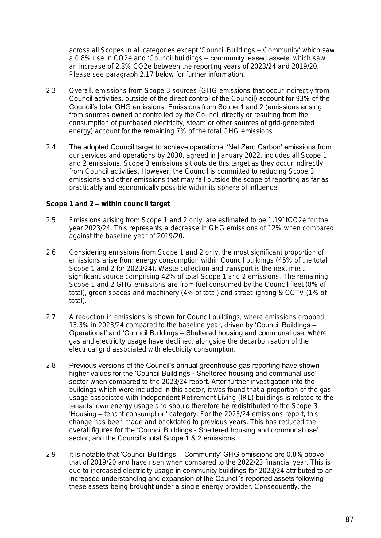 Emissions data extracted from page 6