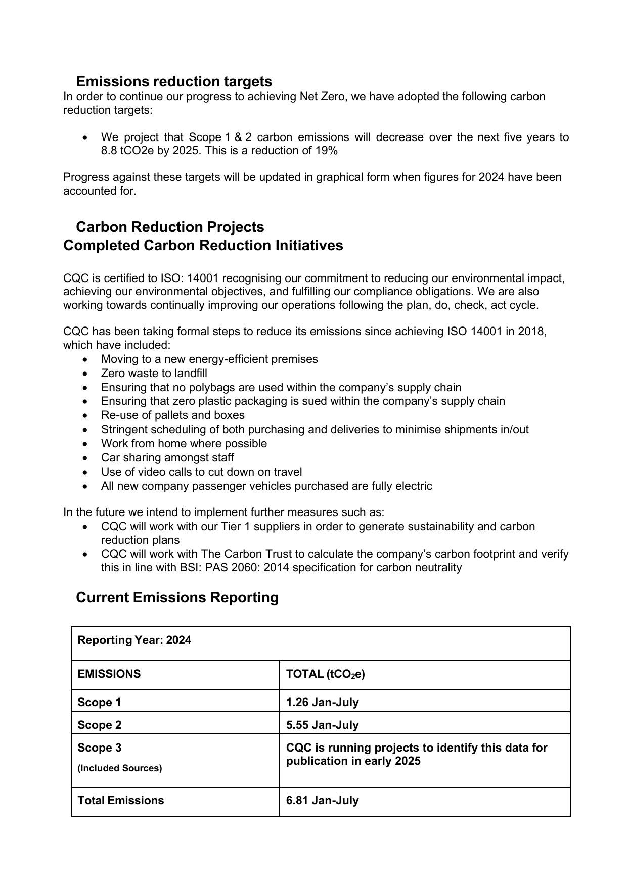 Emissions data extracted from page 2