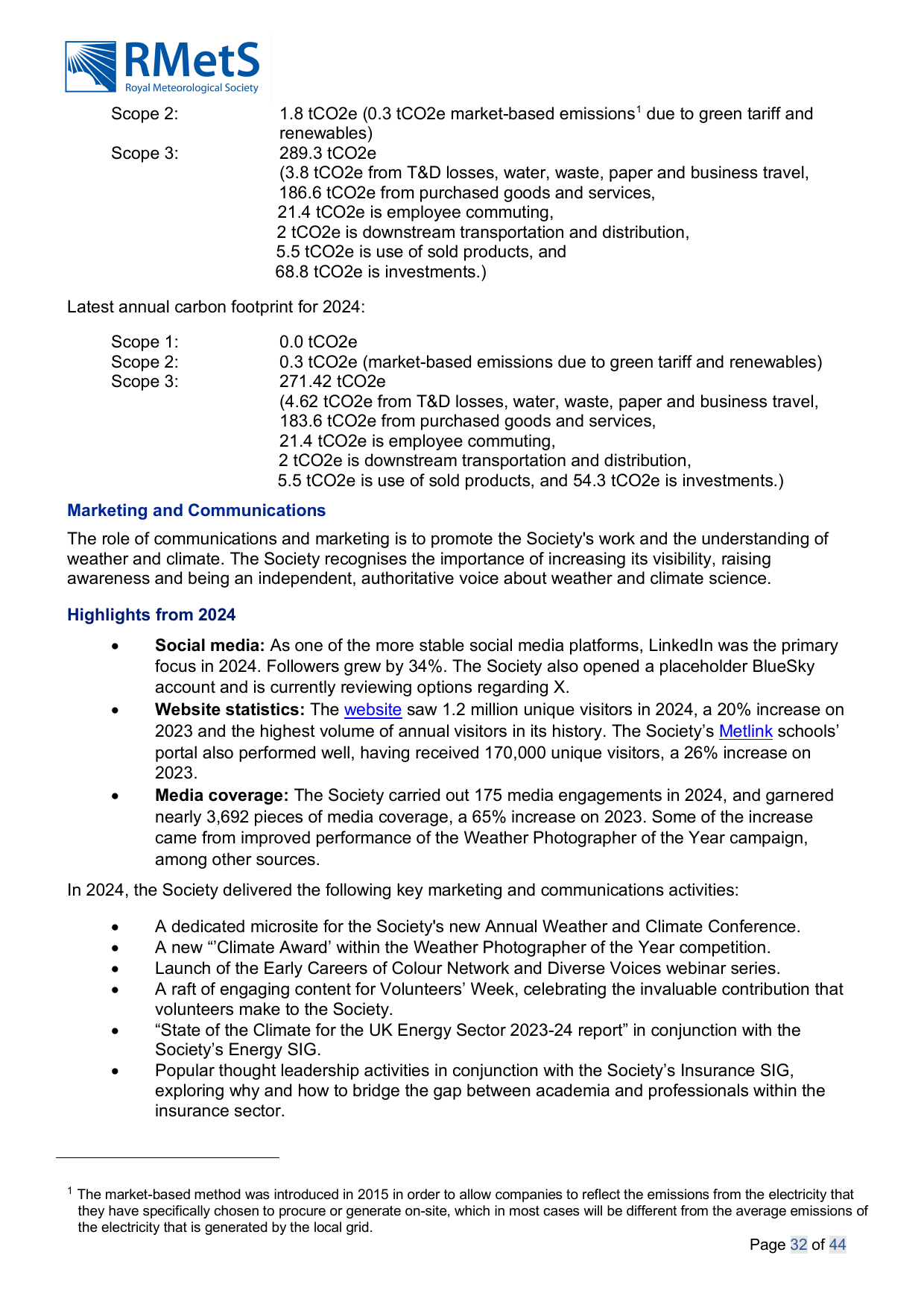 Emissions data extracted from page 32