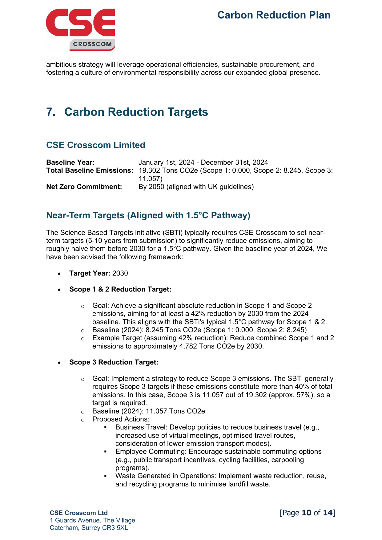 Emissions data extracted from page 11