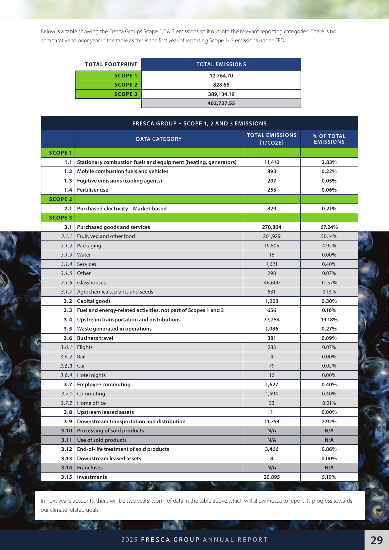 Emissions data extracted from page 29