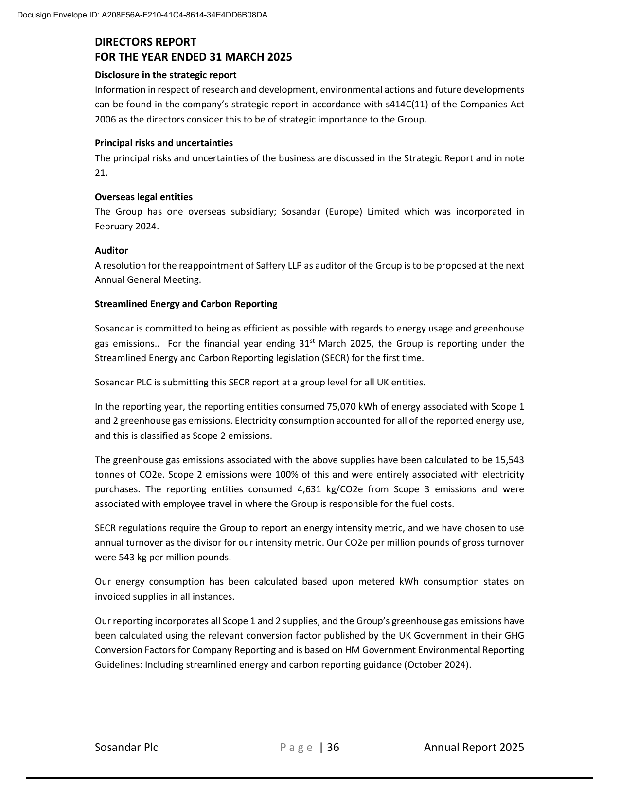 Emissions data extracted from page 37