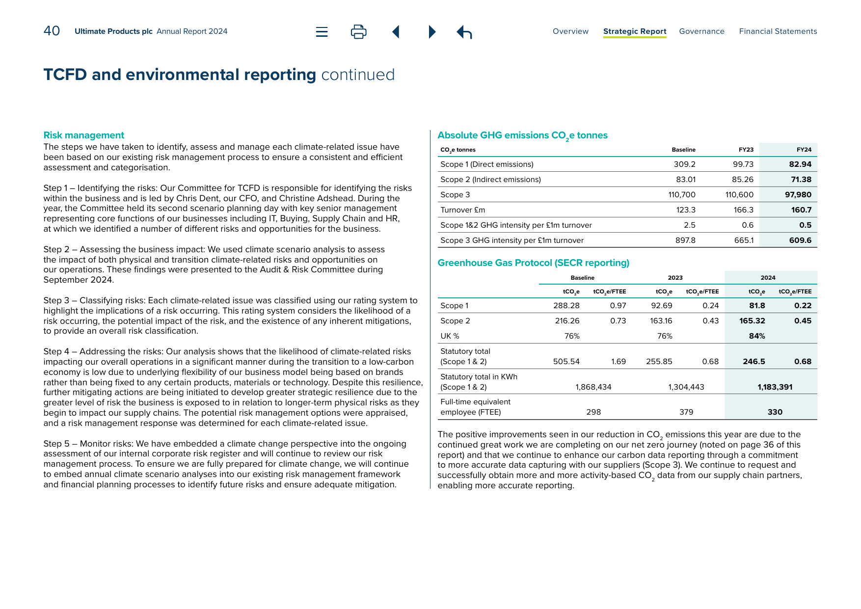 Emissions data extracted from page 42