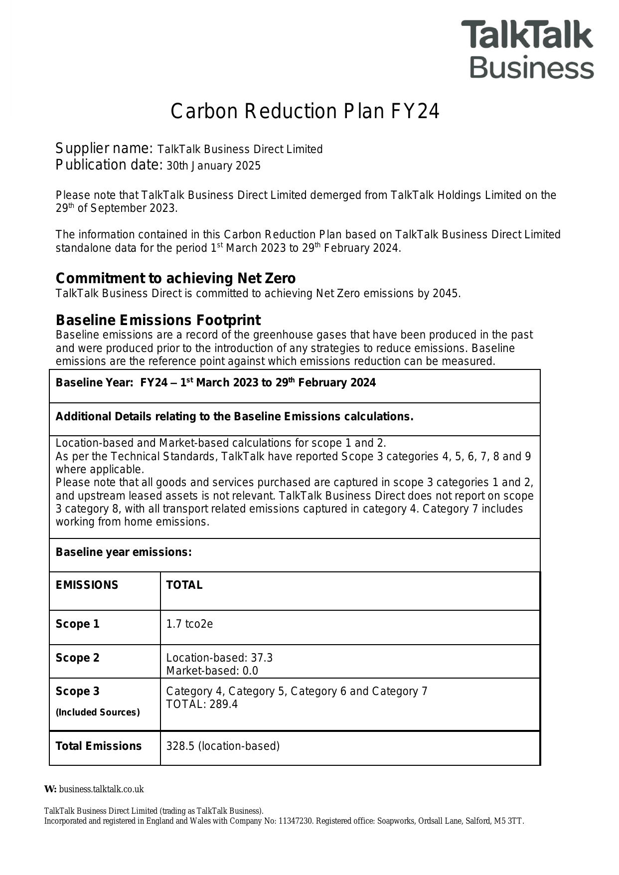 Emissions data extracted from page 1