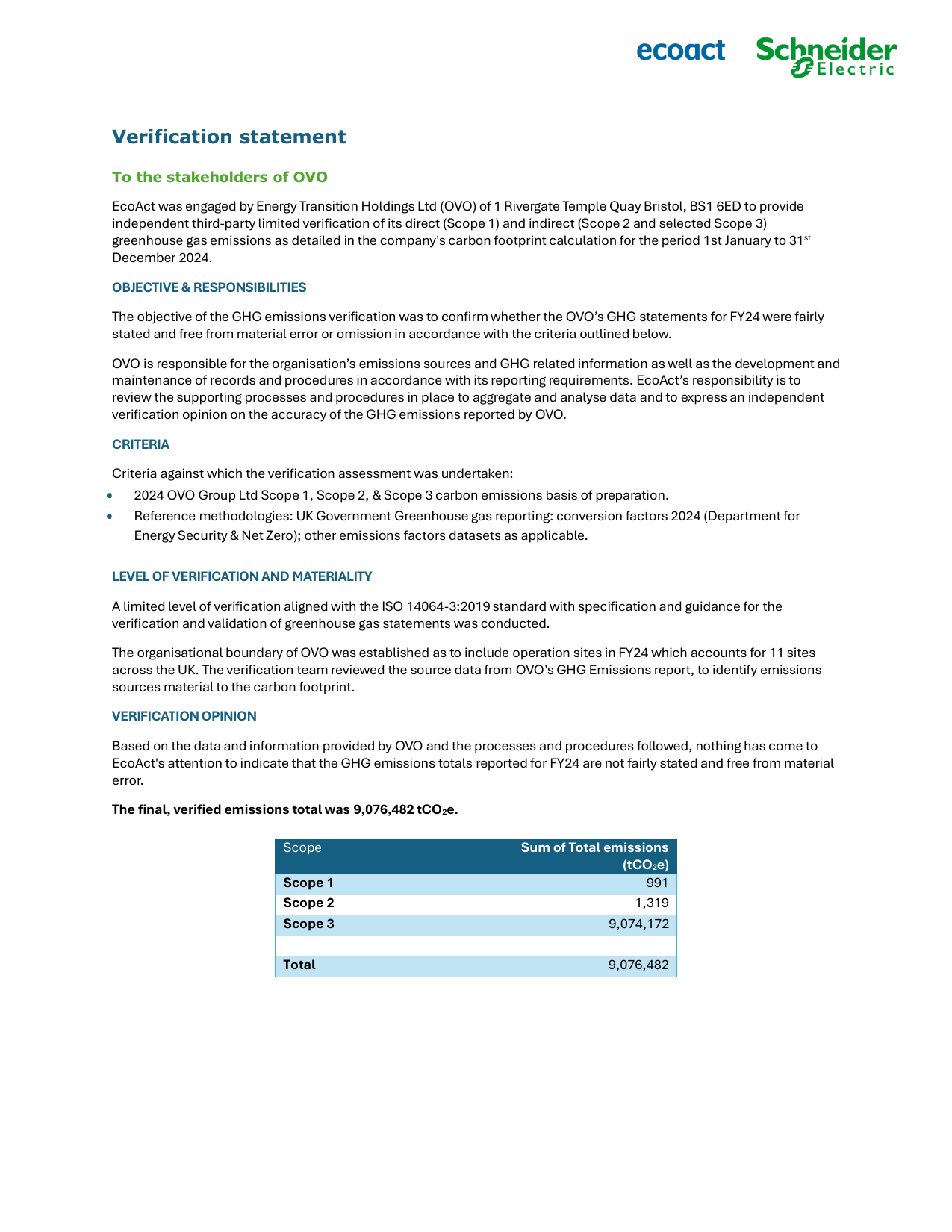 Emissions data extracted from page 1