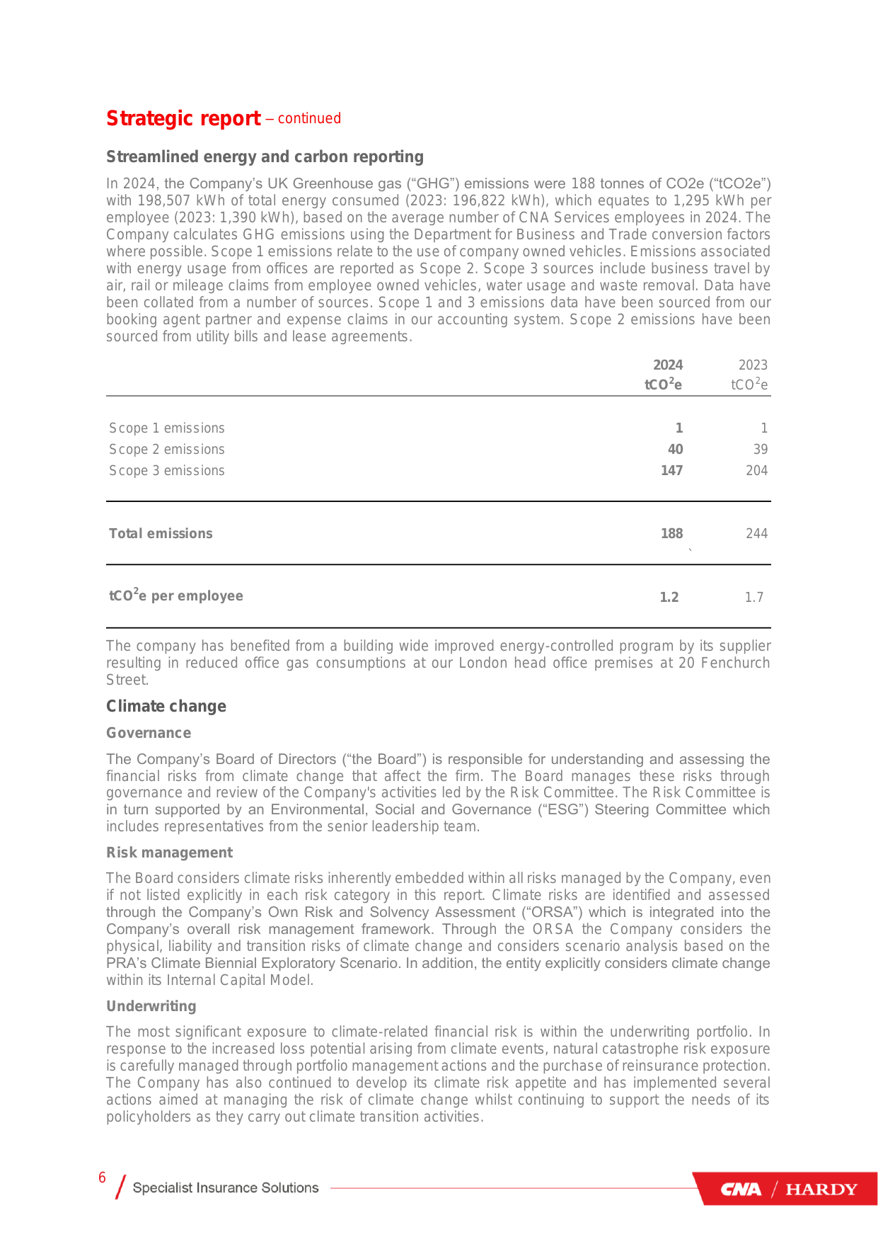 Emissions data extracted from page 6