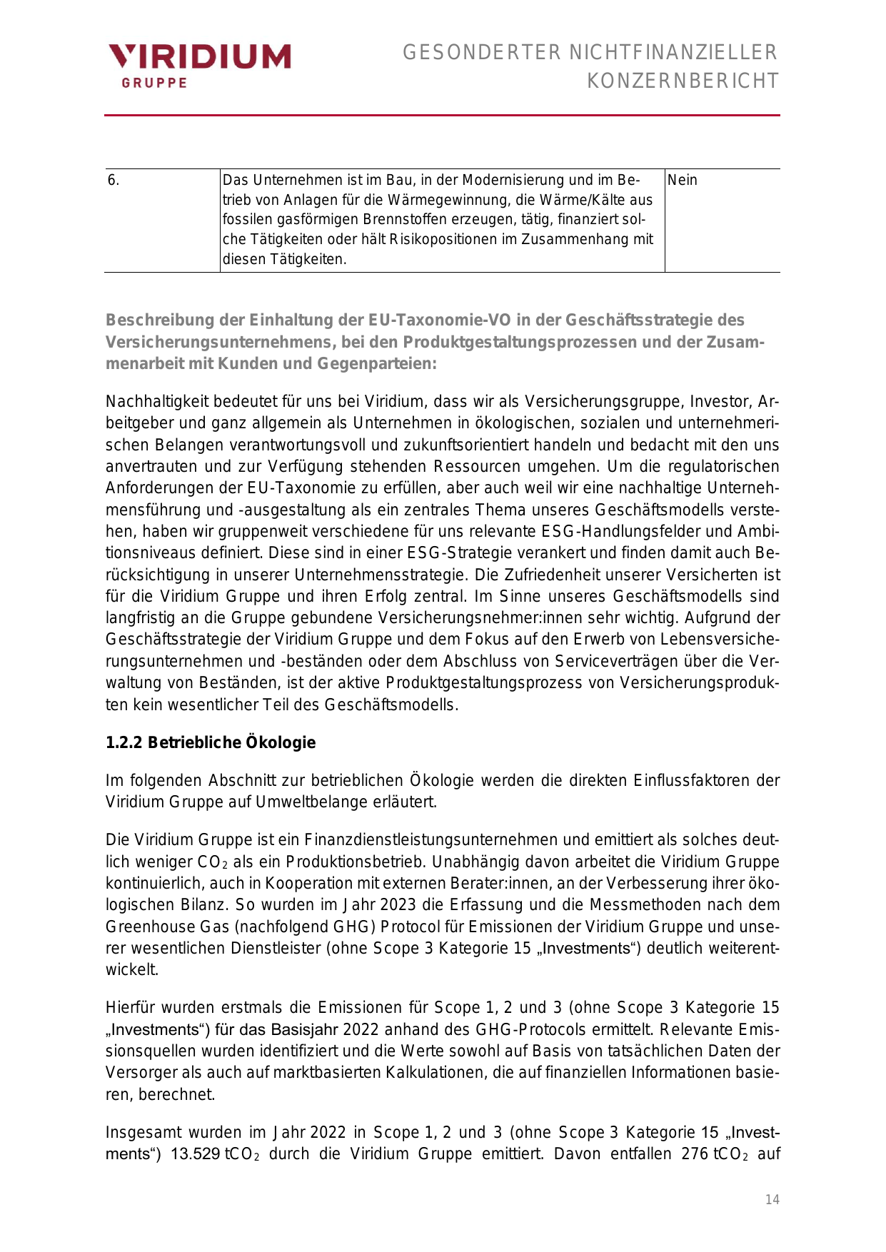 Emissions data extracted from page 14