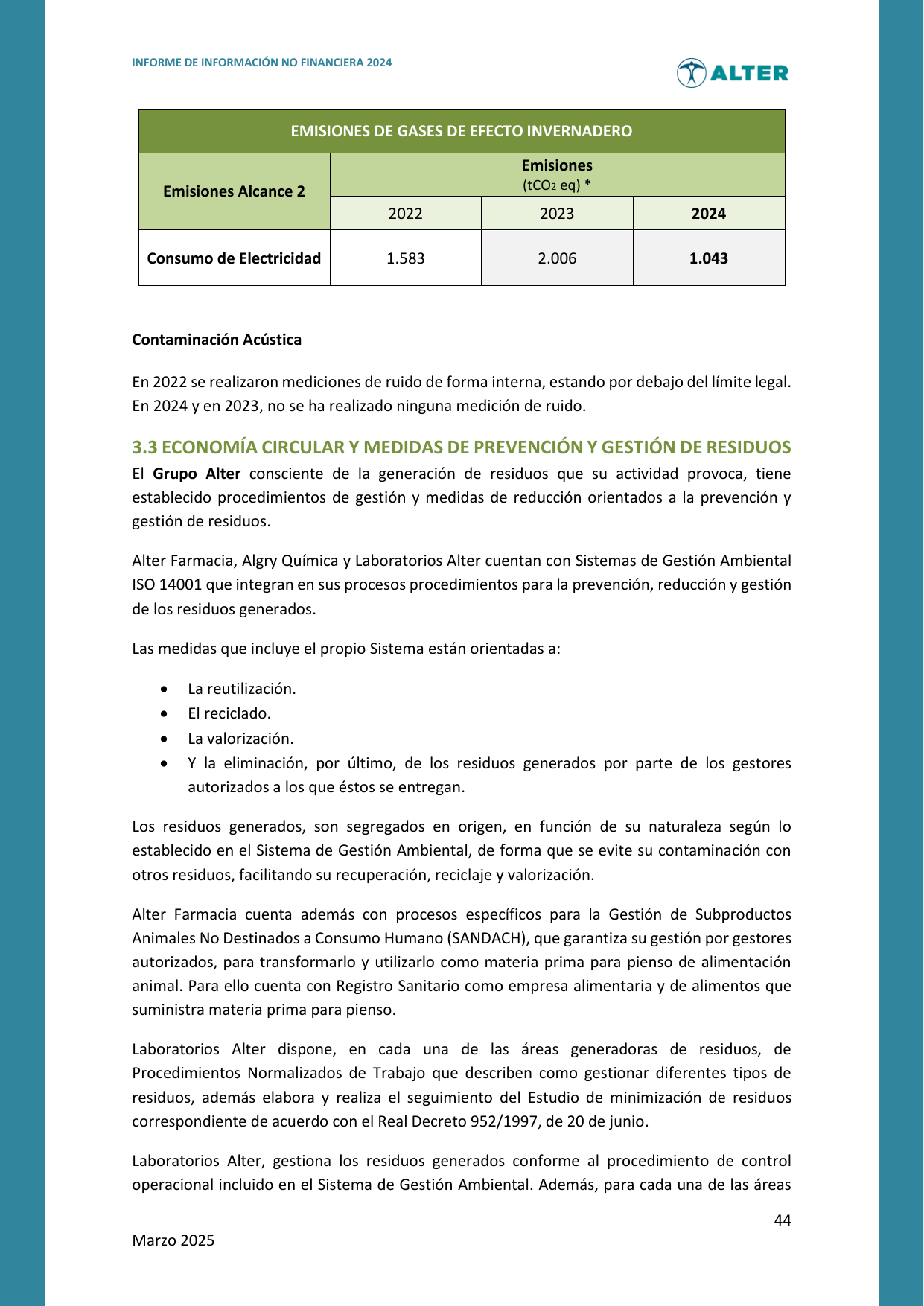 Emissions data extracted from page 44