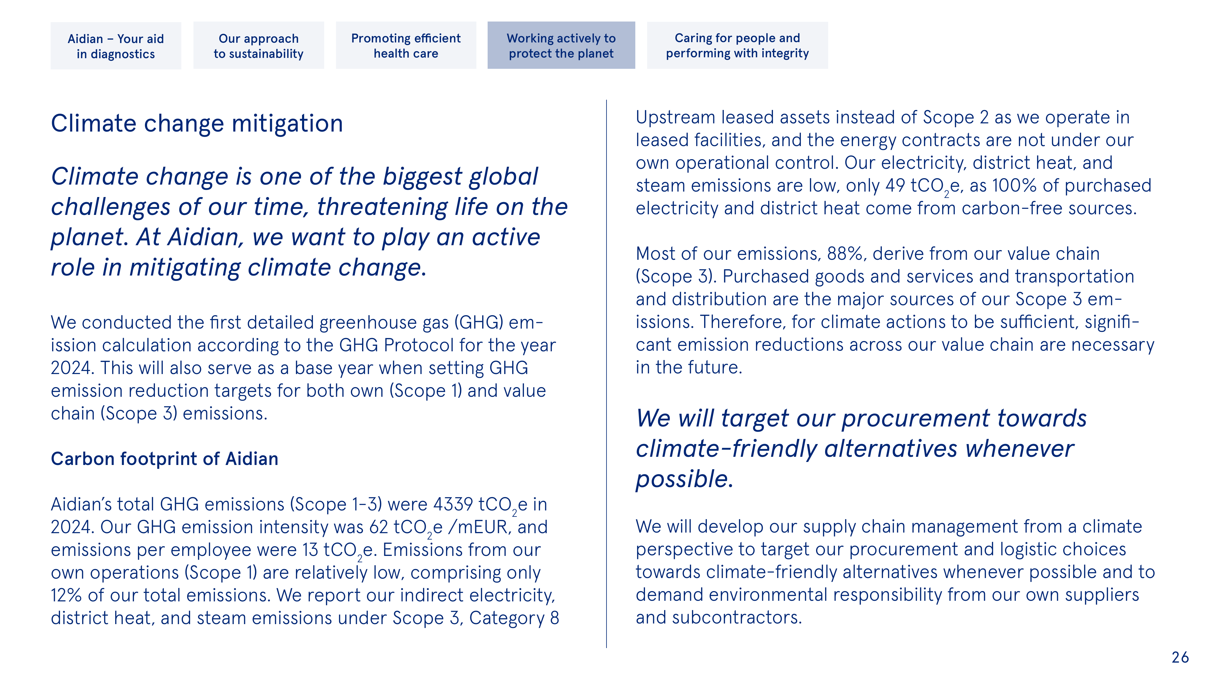 Emissions data extracted from page 26