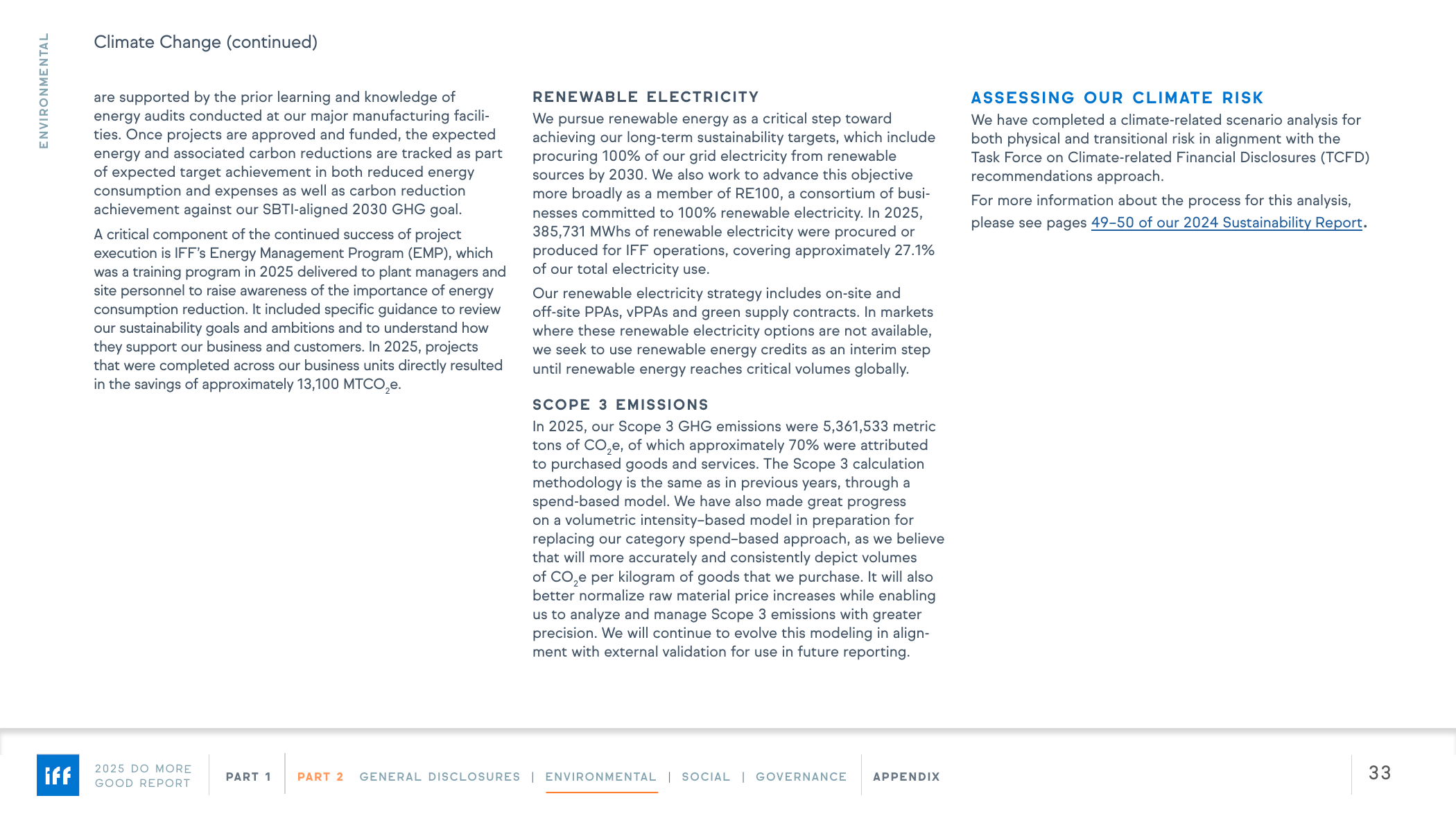 Emissions data extracted from page 33