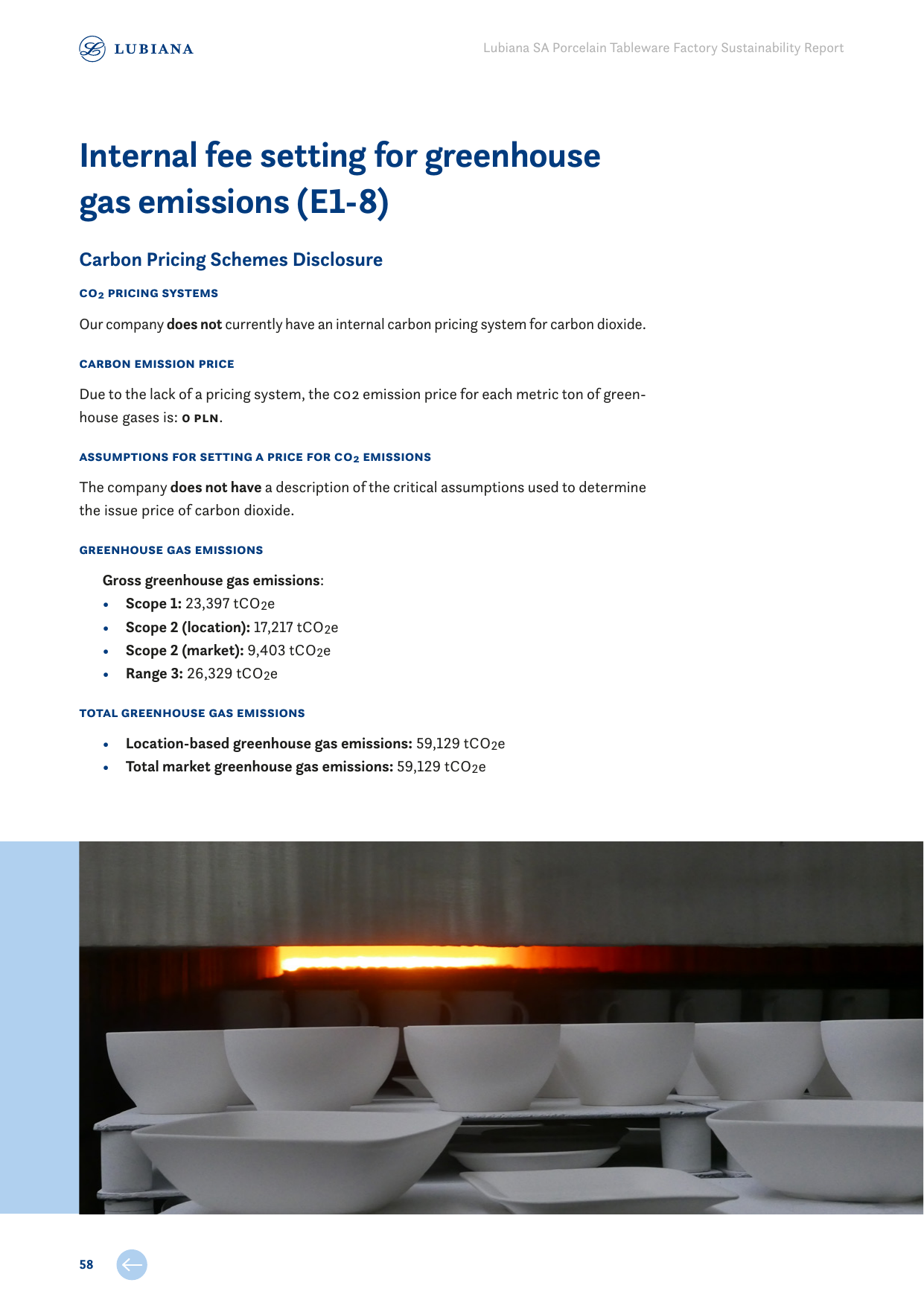 Emissions data extracted from page 58