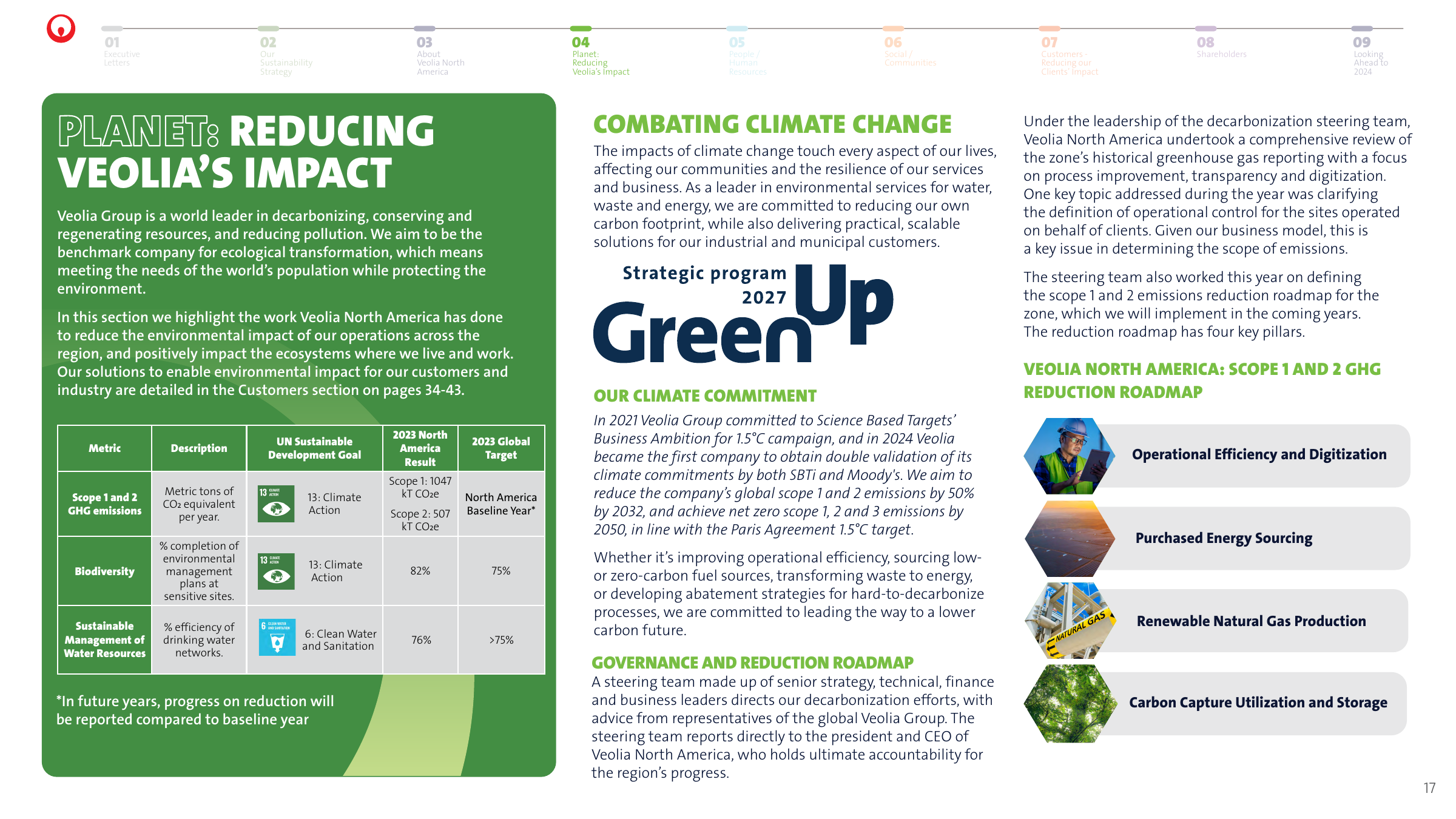 Emissions data extracted from page 17