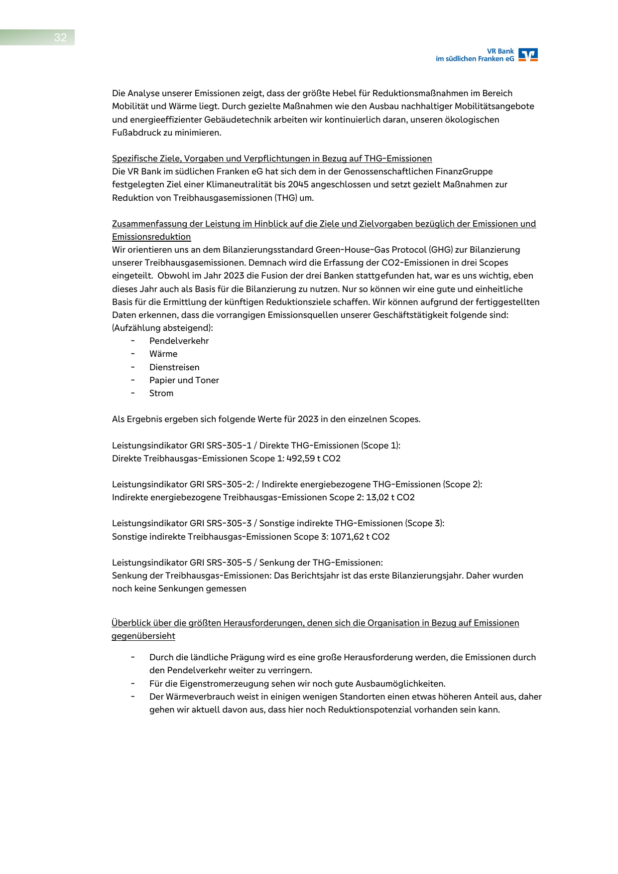 Emissions data extracted from page 33
