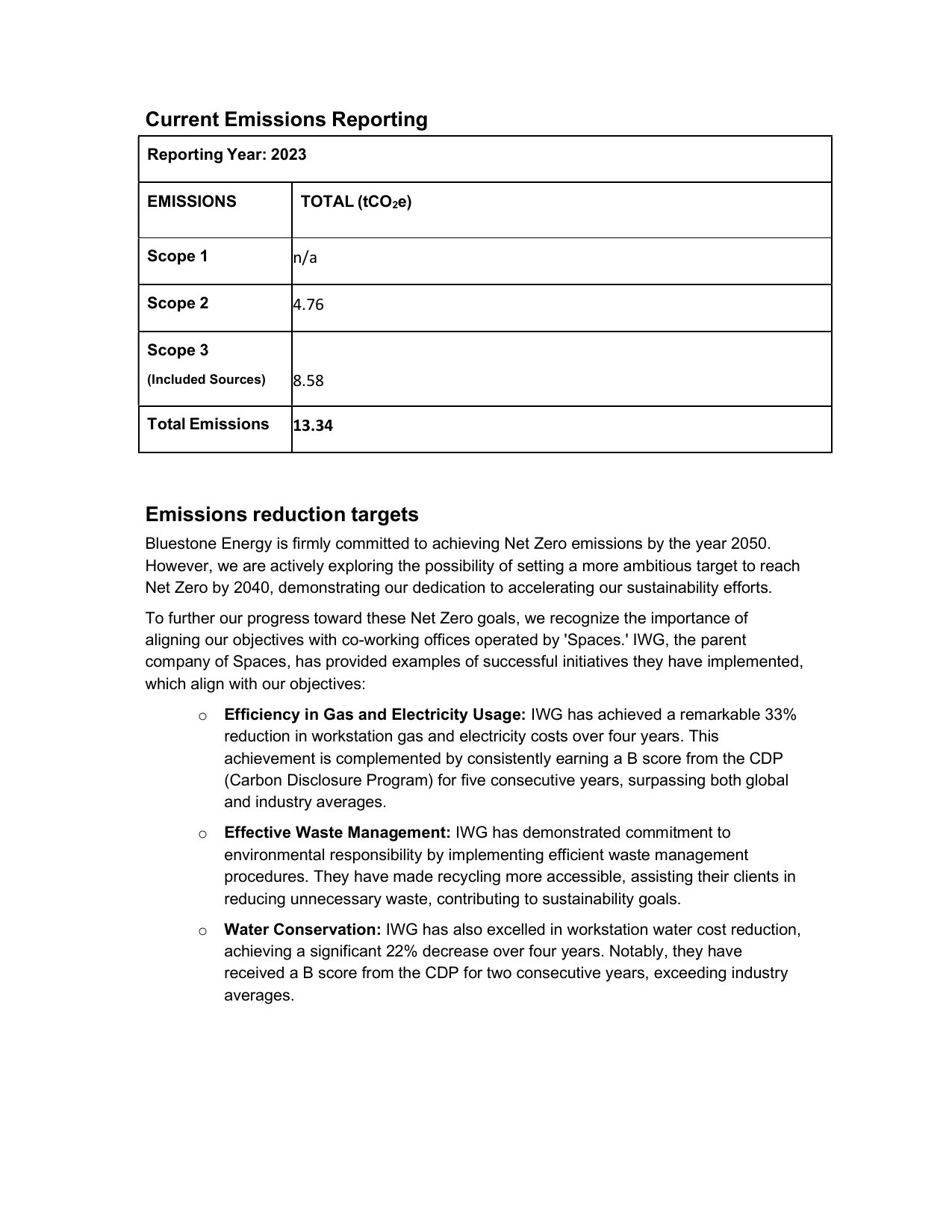 Emissions data extracted from page 2
