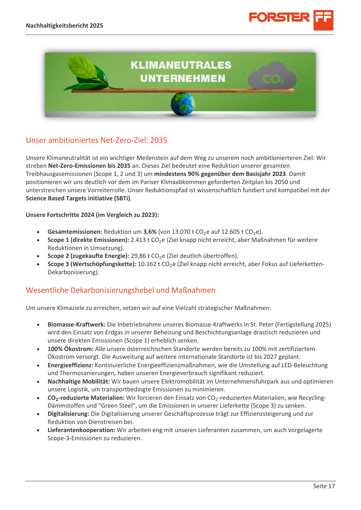 Emissions data extracted from page 17