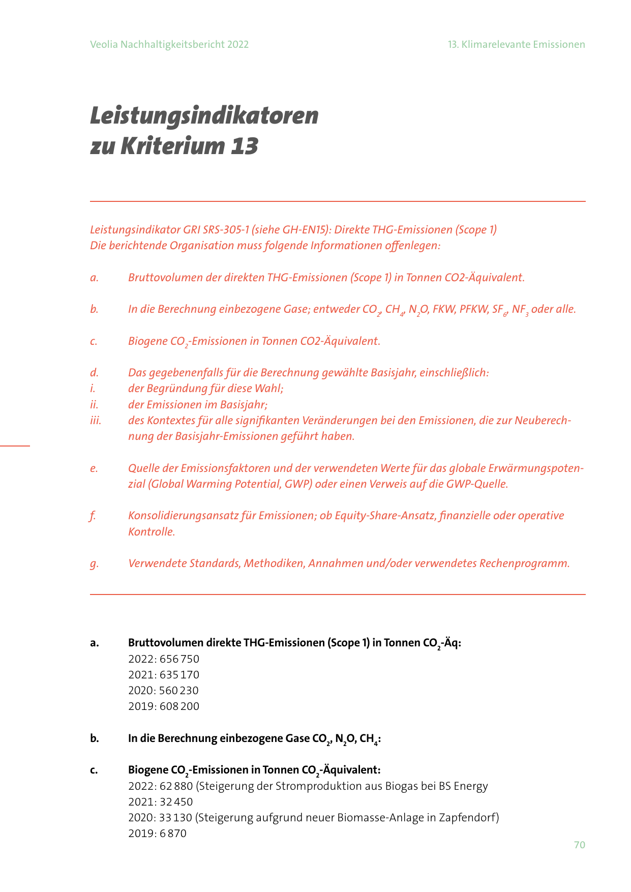 Emissions data extracted from page 70