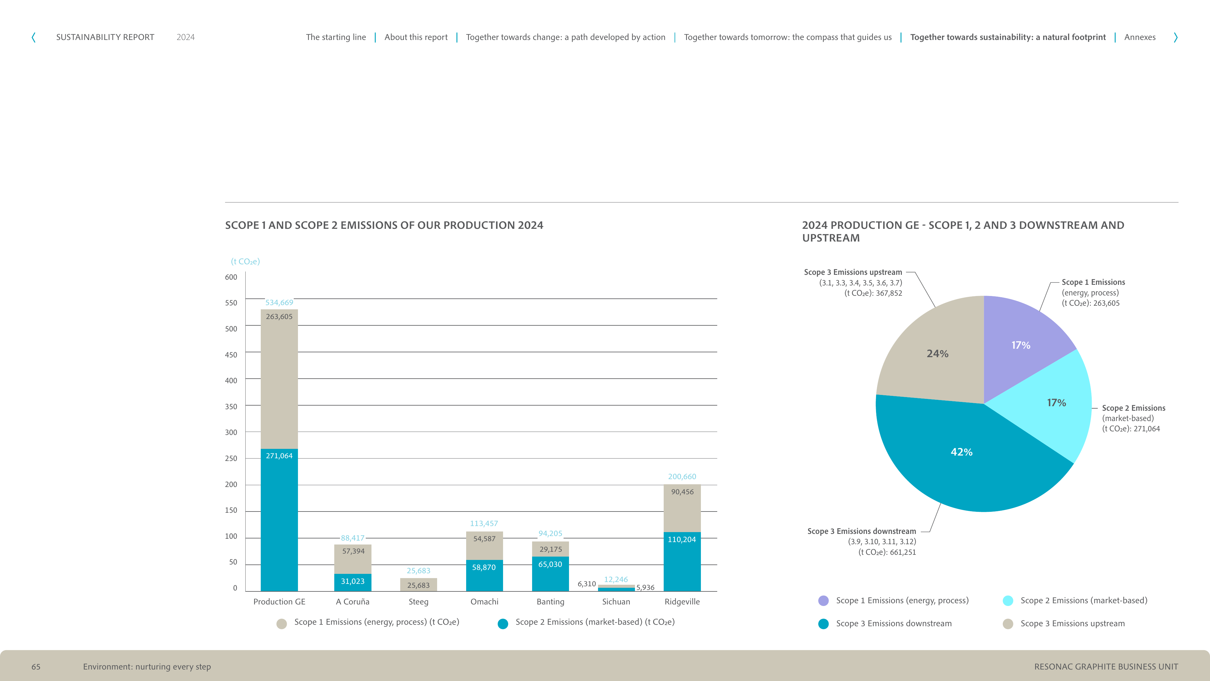 Emissions data extracted from page 65