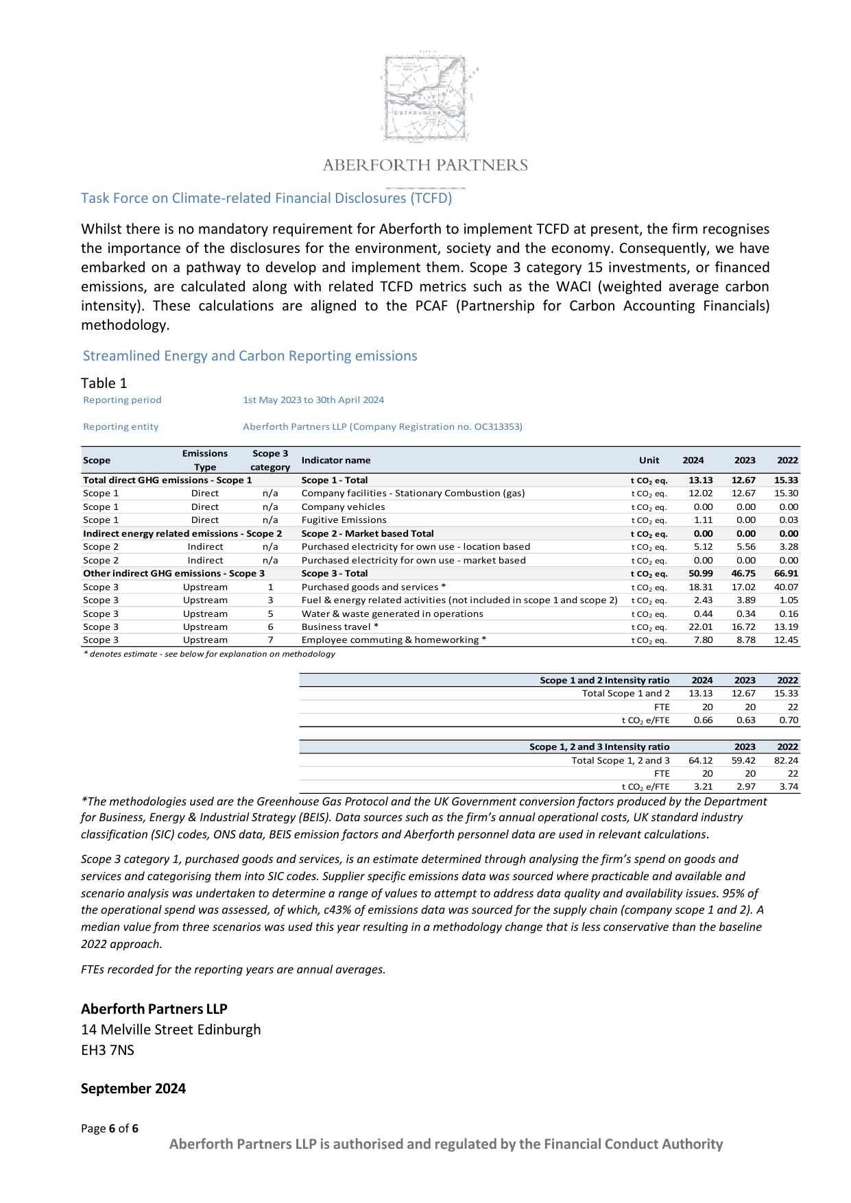 Emissions data extracted from page 6