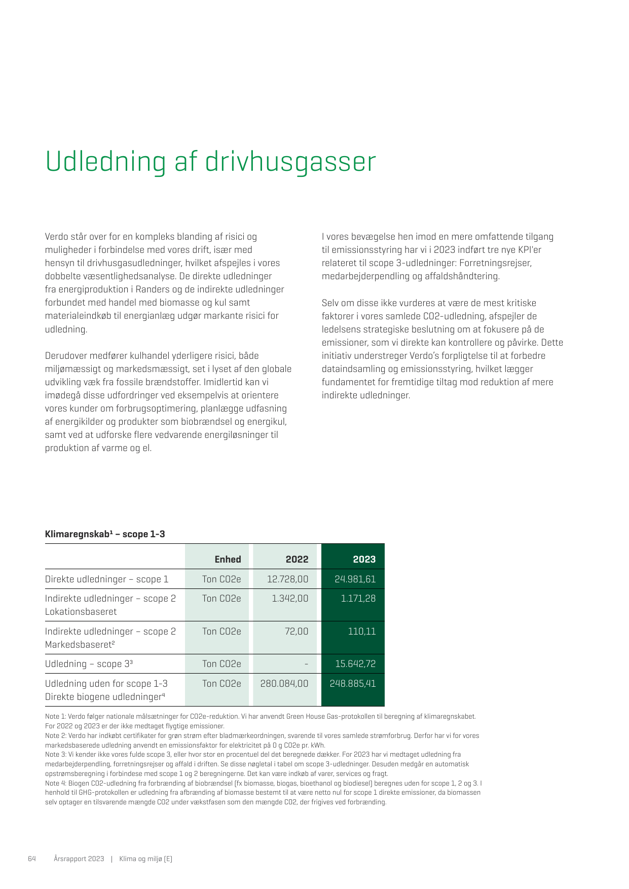 Emissions data extracted from page 64
