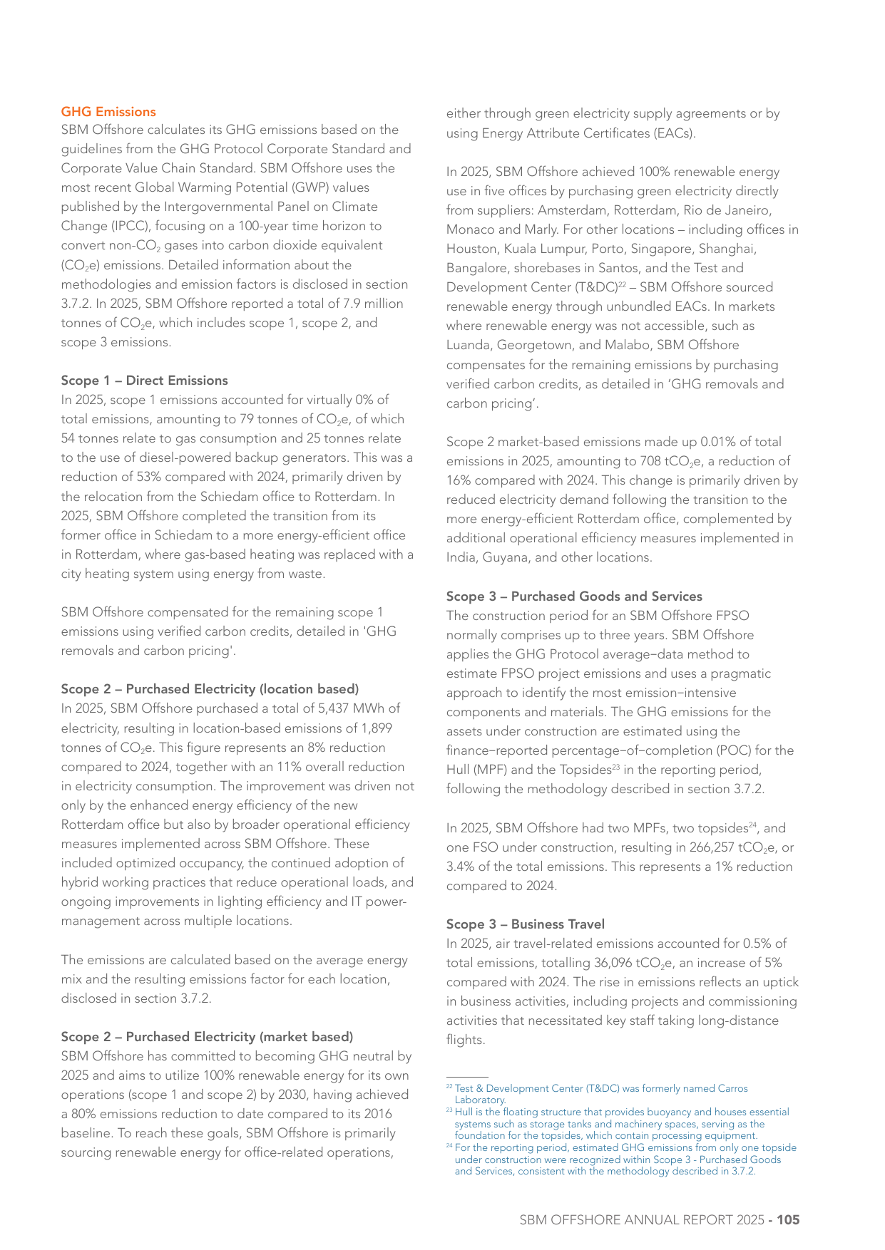 Emissions data extracted from page 105
