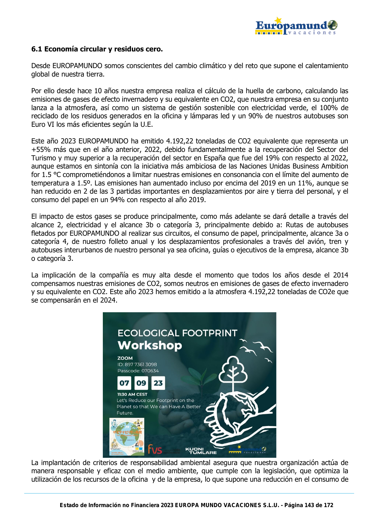 Emissions data extracted from page 143