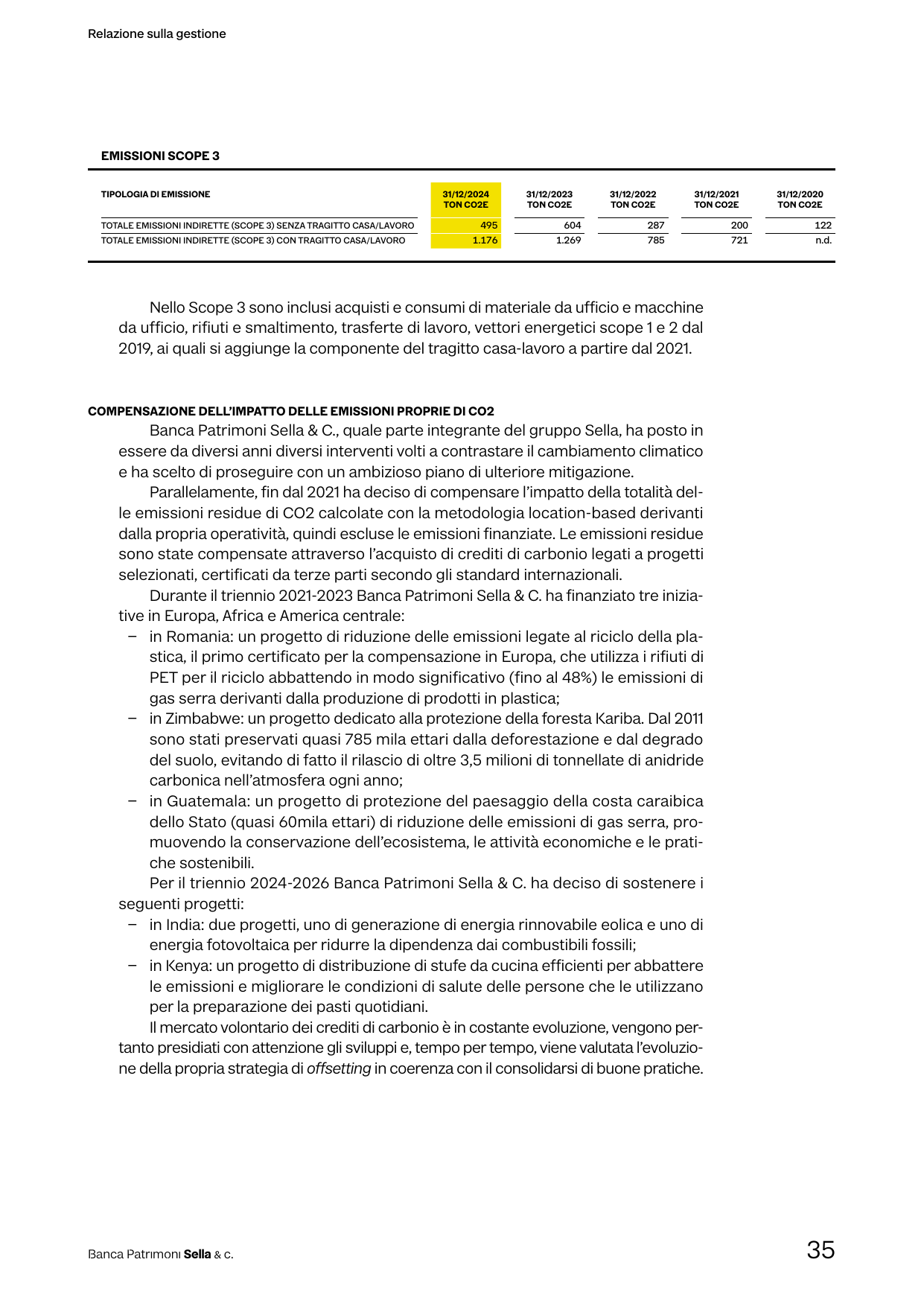 Emissions data extracted from page 37