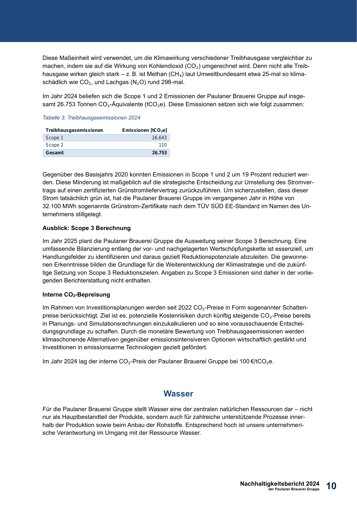 Emissions data extracted from page 10