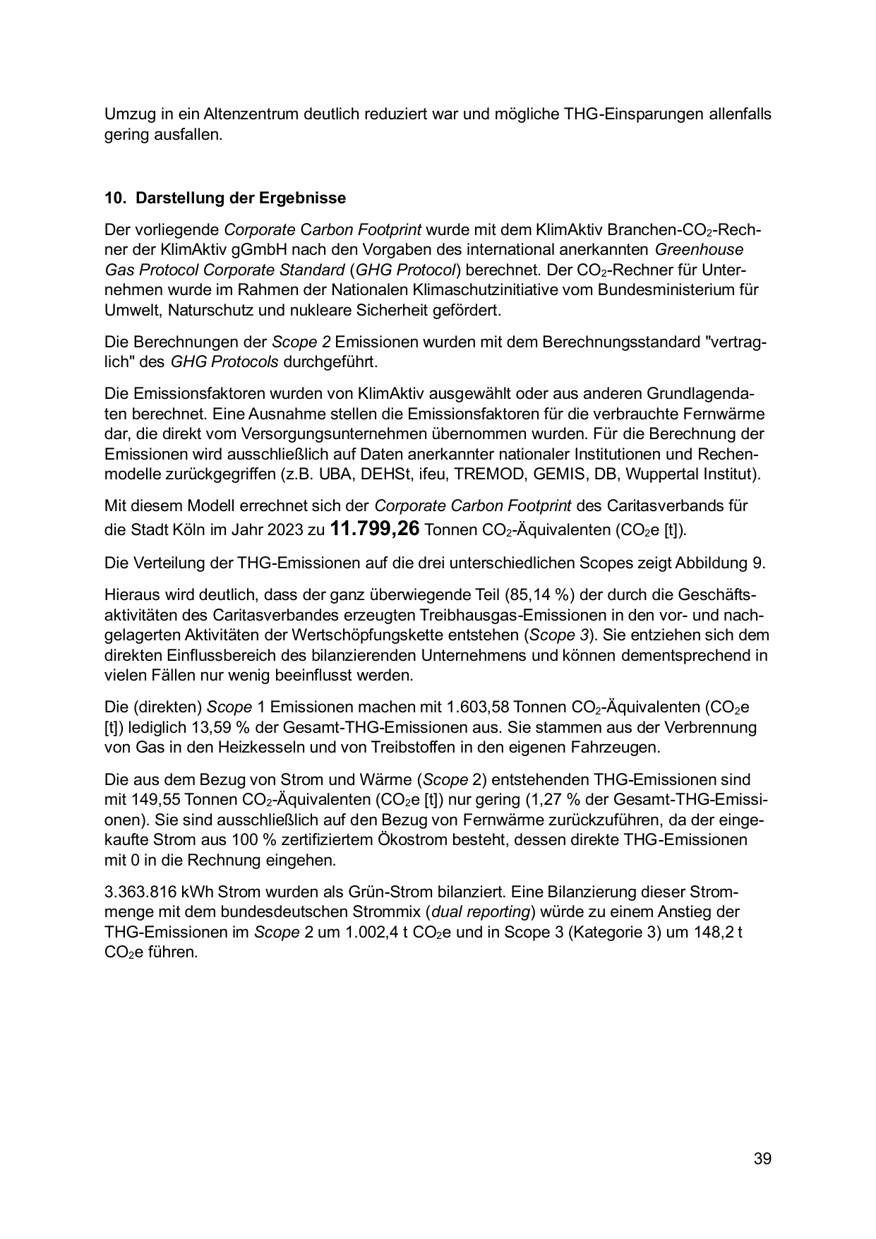Emissions data extracted from page 39