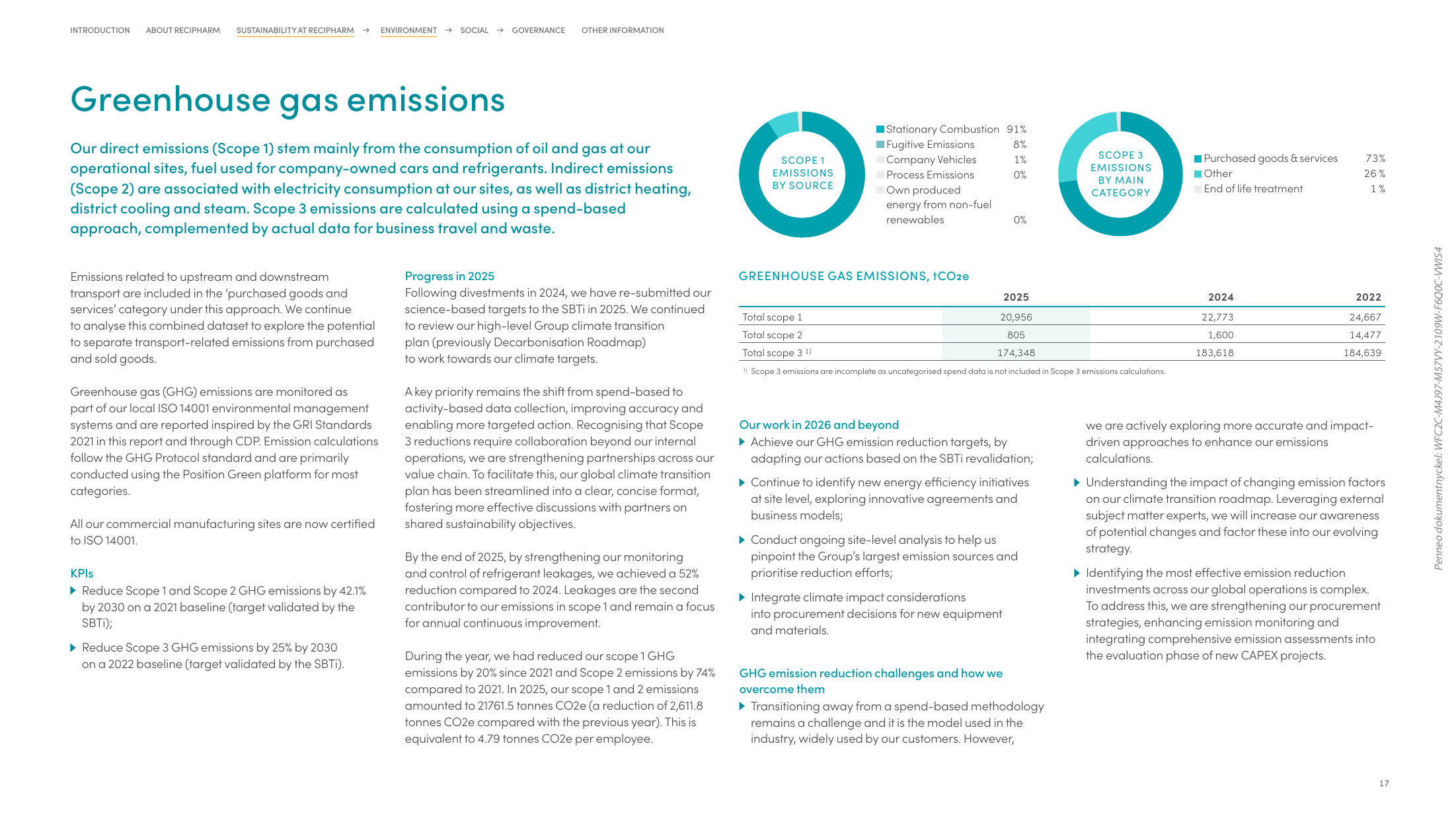 Emissions data extracted from page 17