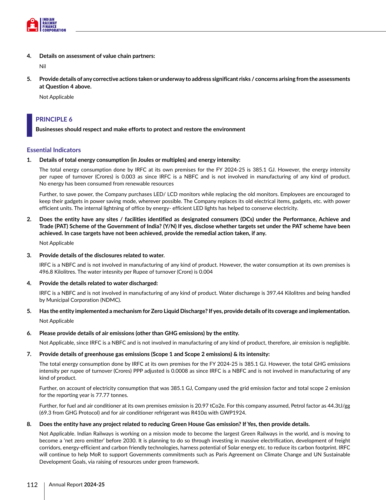 Emissions data extracted from page 23