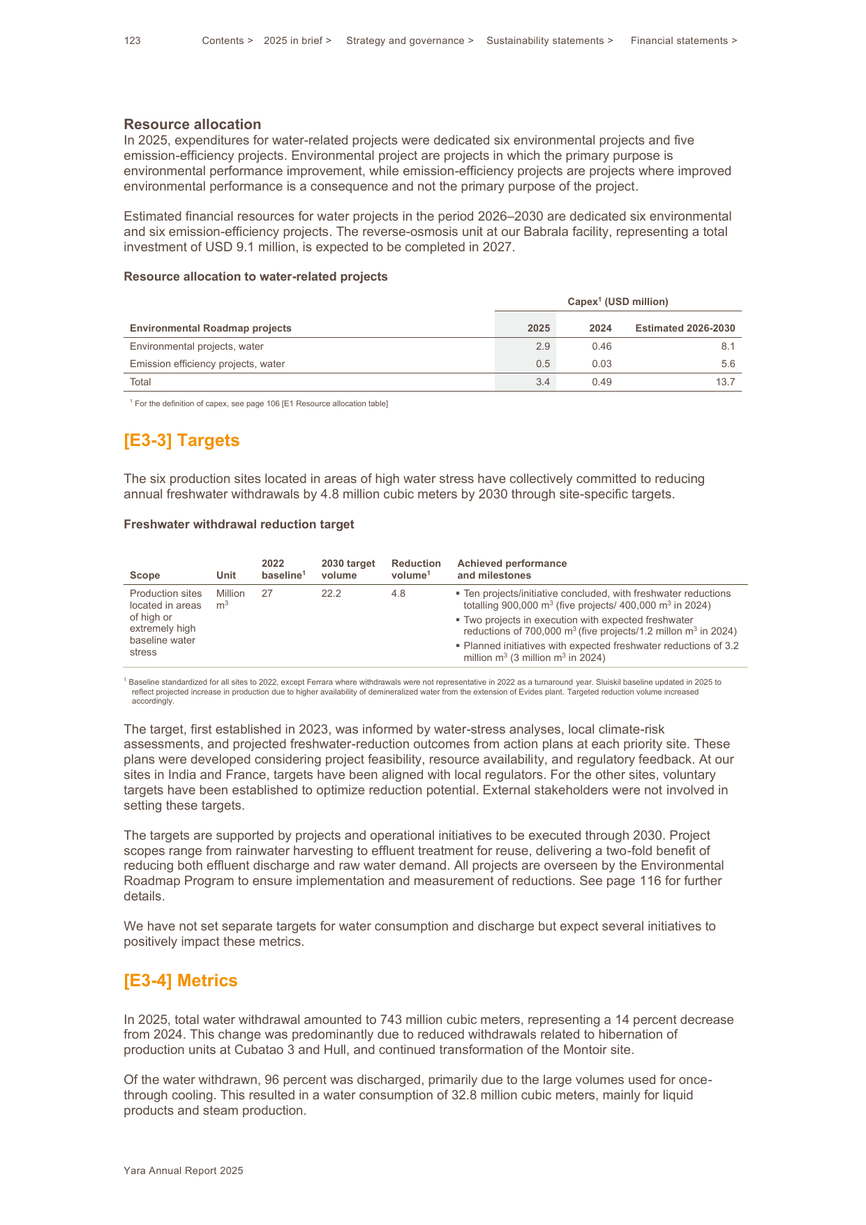 Emissions data extracted from page 123