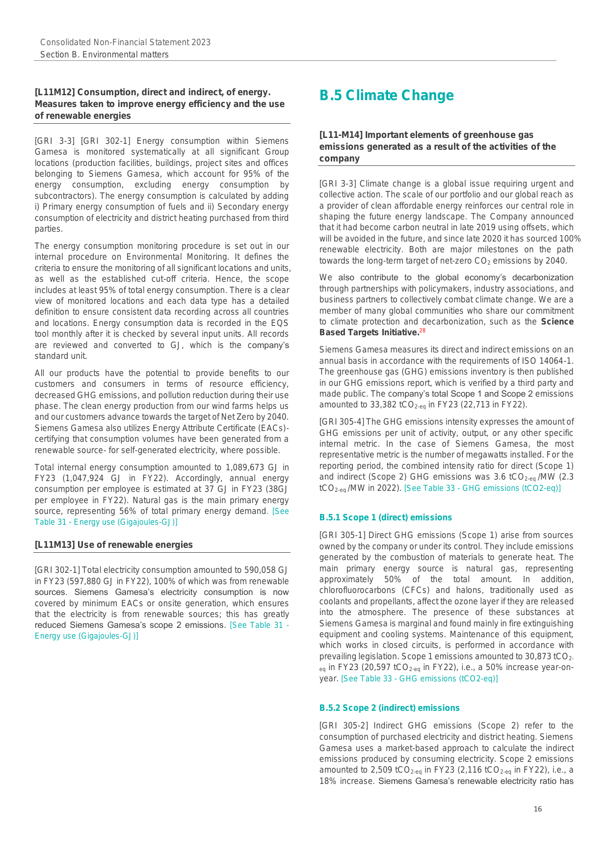 Emissions data extracted from page 16