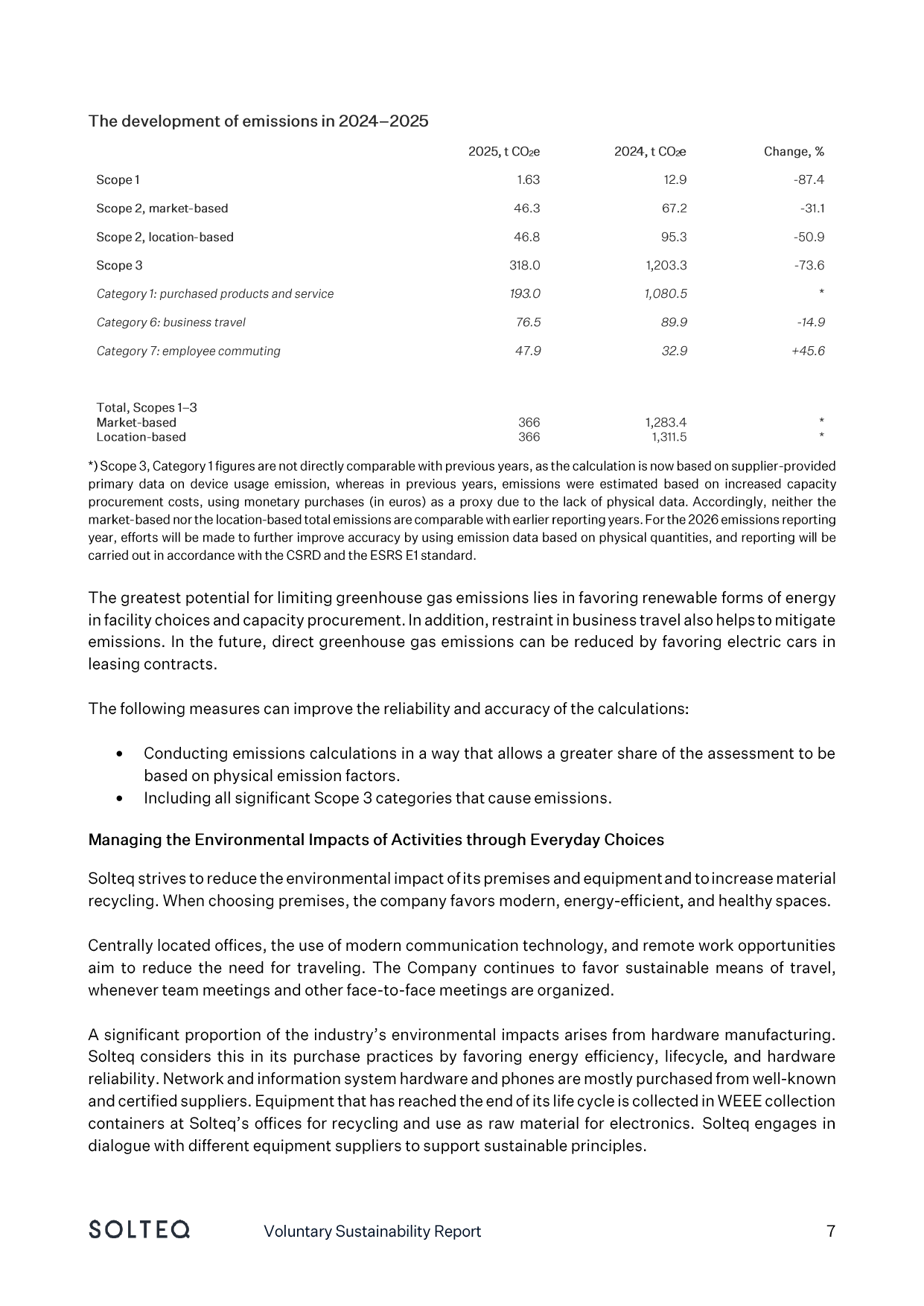 Emissions data extracted from page 8