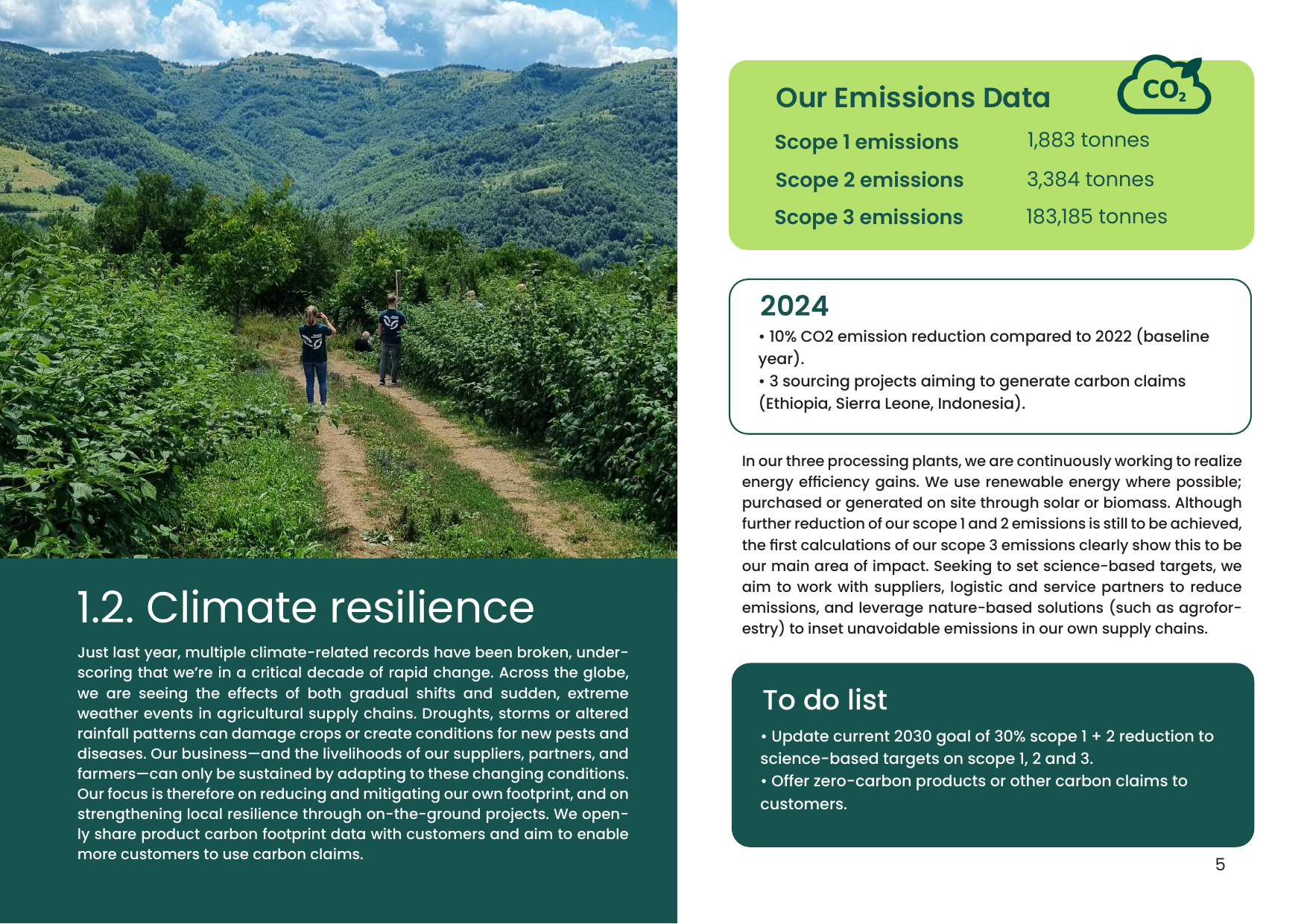 Emissions data extracted from page 5