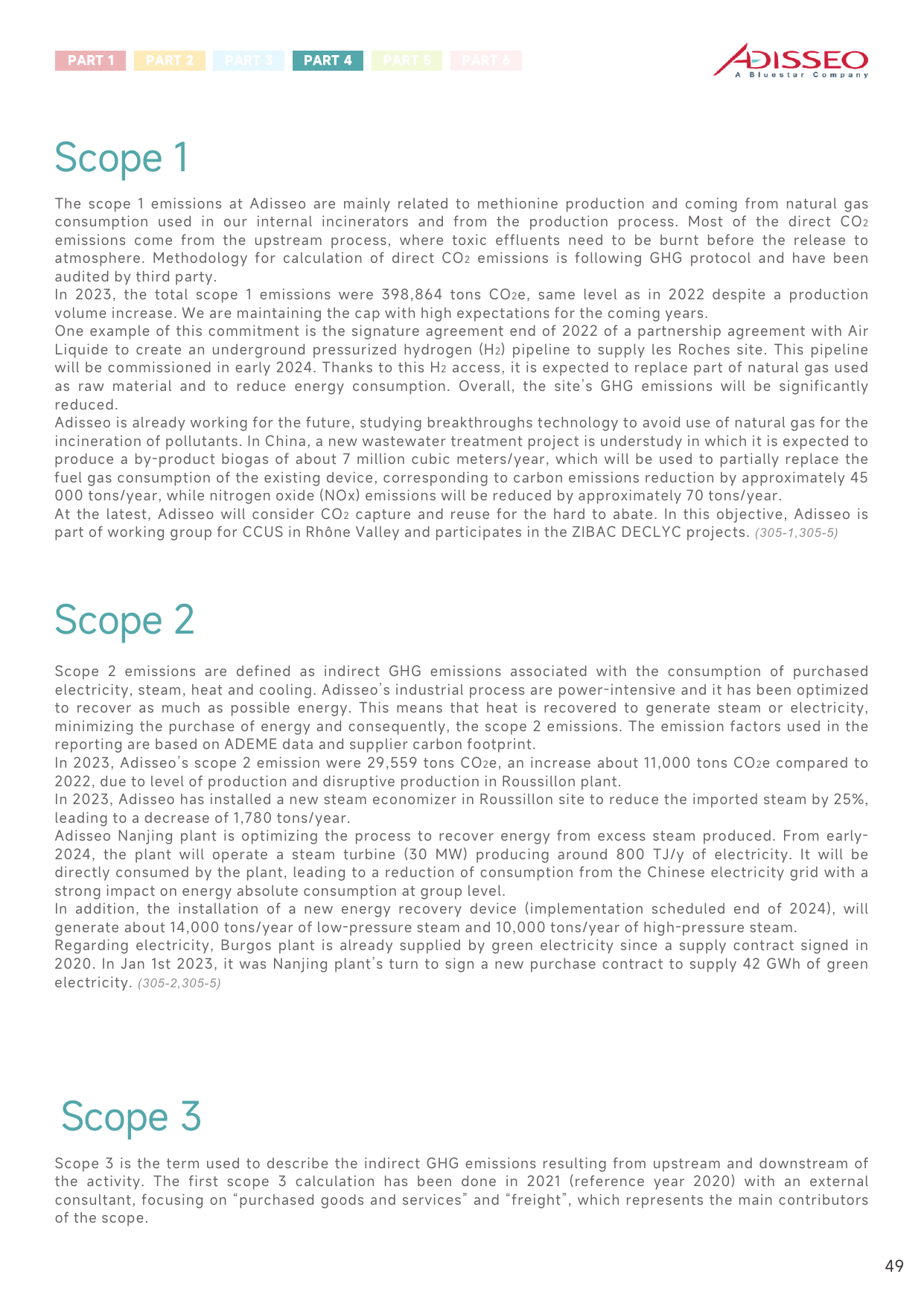Emissions data extracted from page 51