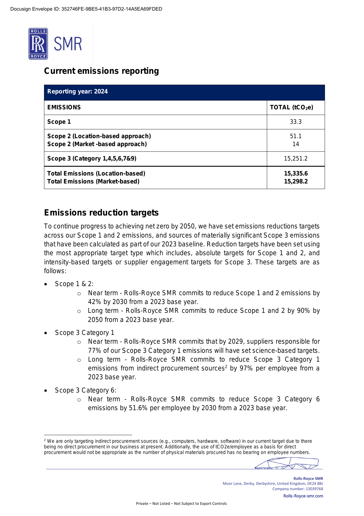 Emissions data extracted from page 3
