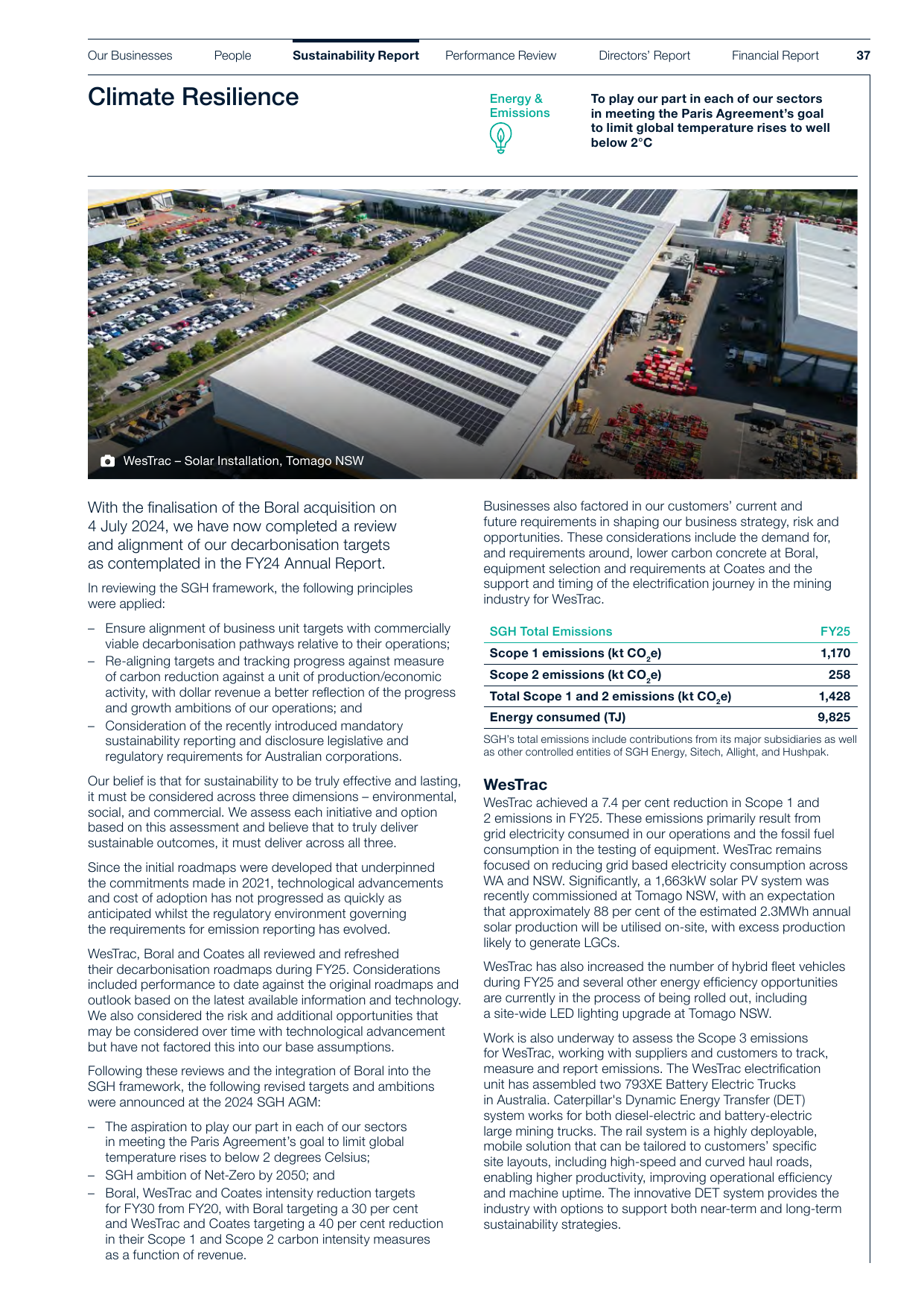 Emissions data extracted from page 39
